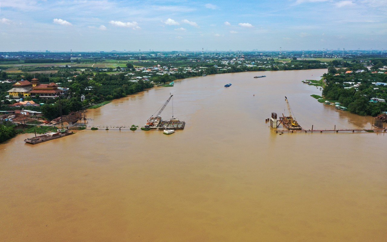 Dân sinh - Đồng Nai: Công trình cầu Bạch Đằng 2 đang hoàn thiện giai đoạn 1 (Hình 2).