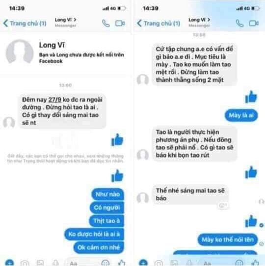 An ninh - H&igrave;nh sự - Tiết lộ nội dung tin nhắn đe dọa trước khi nạn nh&acirc;n bị ch&eacute;m n&aacute;t ch&acirc;n ở Ph&uacute; Thọ (H&igrave;nh 2).