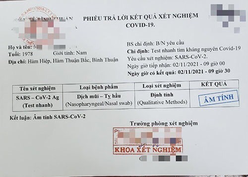 Hồ sơ điều tra - Bình Thuận: Khởi tố thêm 3 bị can trong đường dây làm giả giấy xét nghiệm