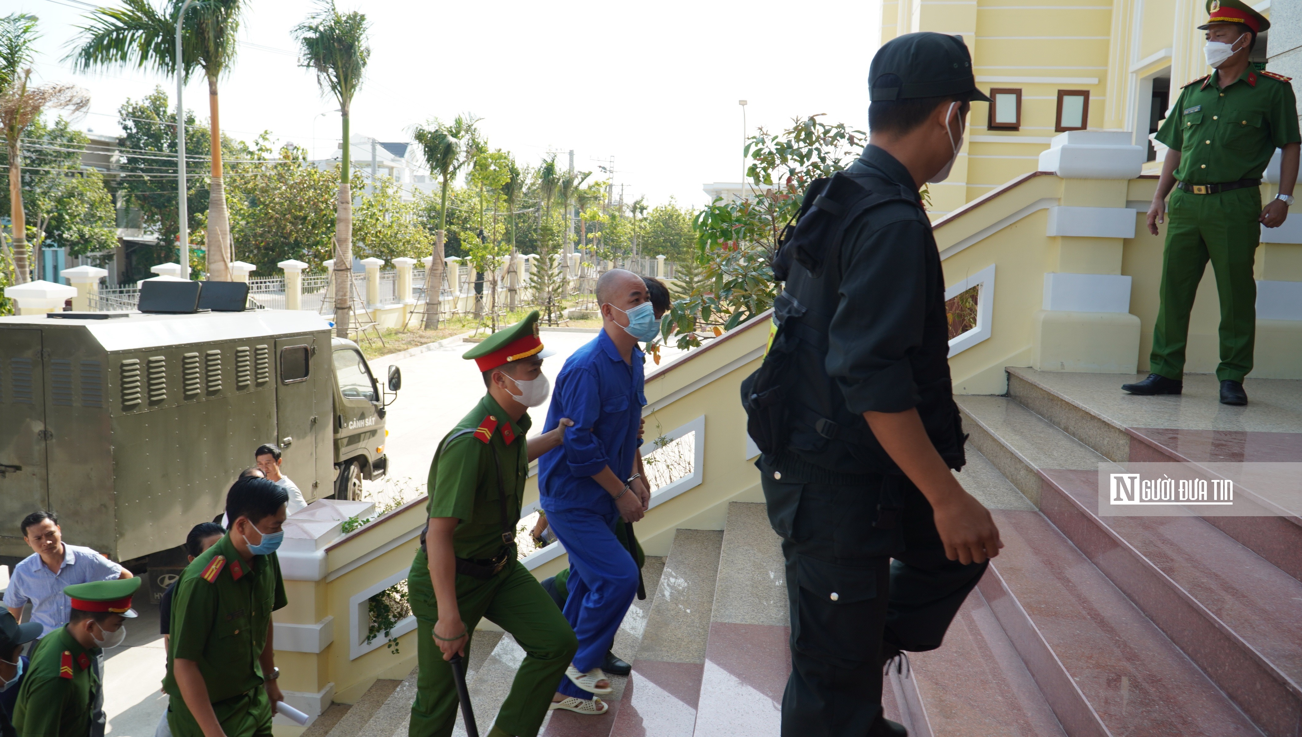 An ninh - Hình sự - Bình Thuận: Cận cảnh phiên toà xét xử lái xe tông chết người ở bờ kè