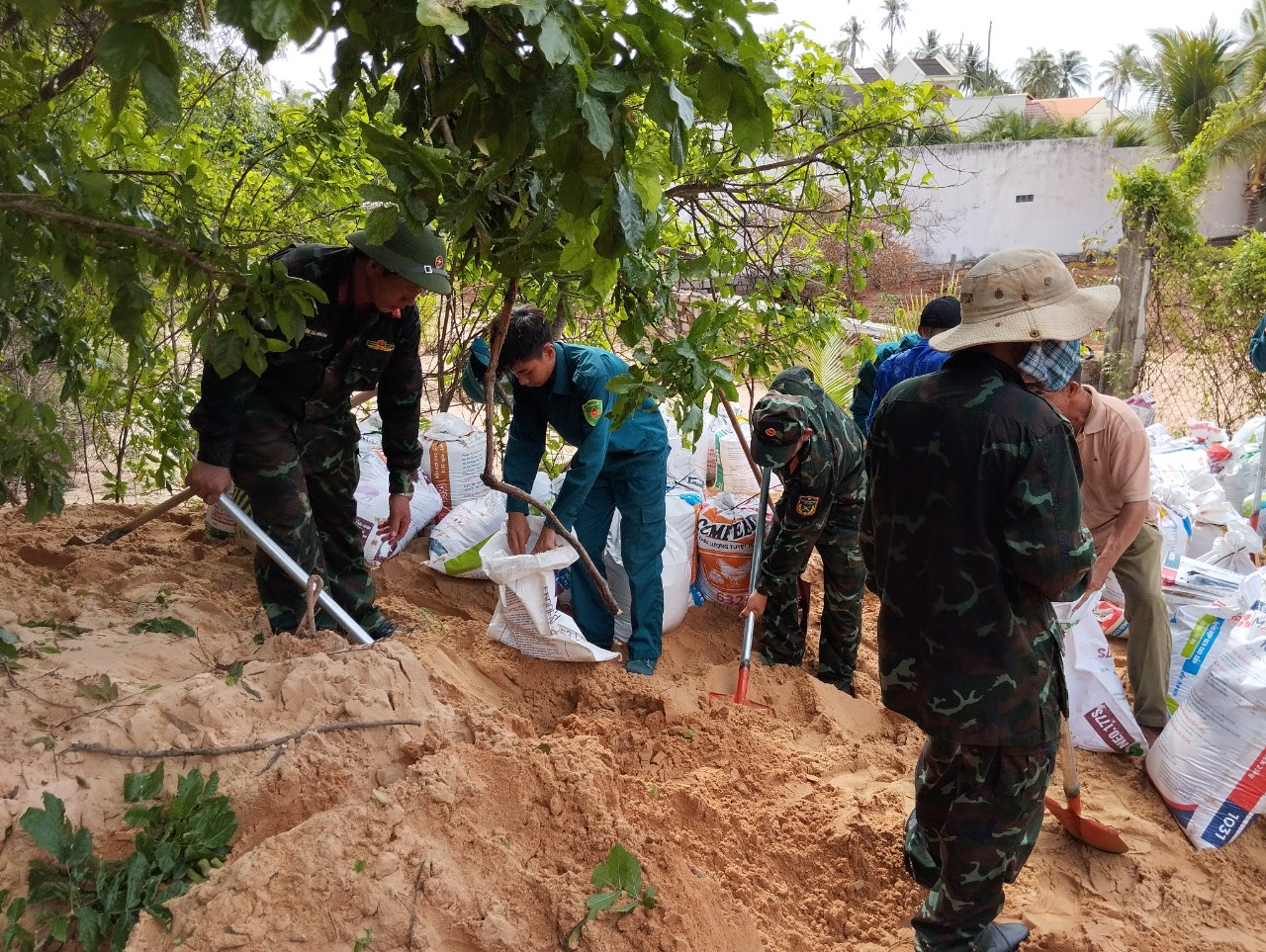 Dân sinh - Bình Thuận: Lực lượng quân sự hỗ trợ người dân khắc phục sự cố lũ cát (Hình 6).