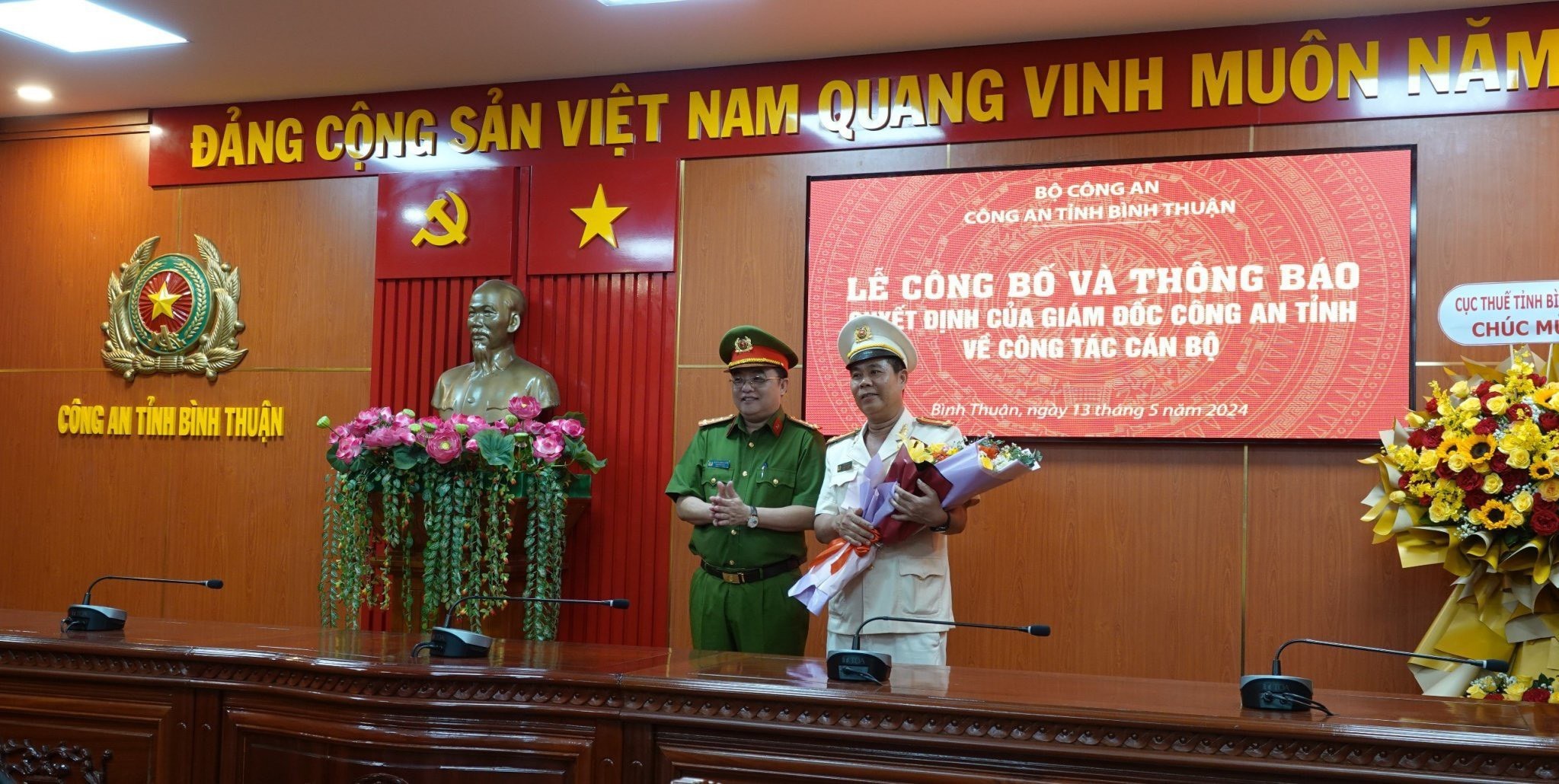 Dân sinh - Bổ nhiệm Thủ trưởng, Phó Thủ trưởng Cơ quan CSĐT các cấp của Công an Bình Thuận