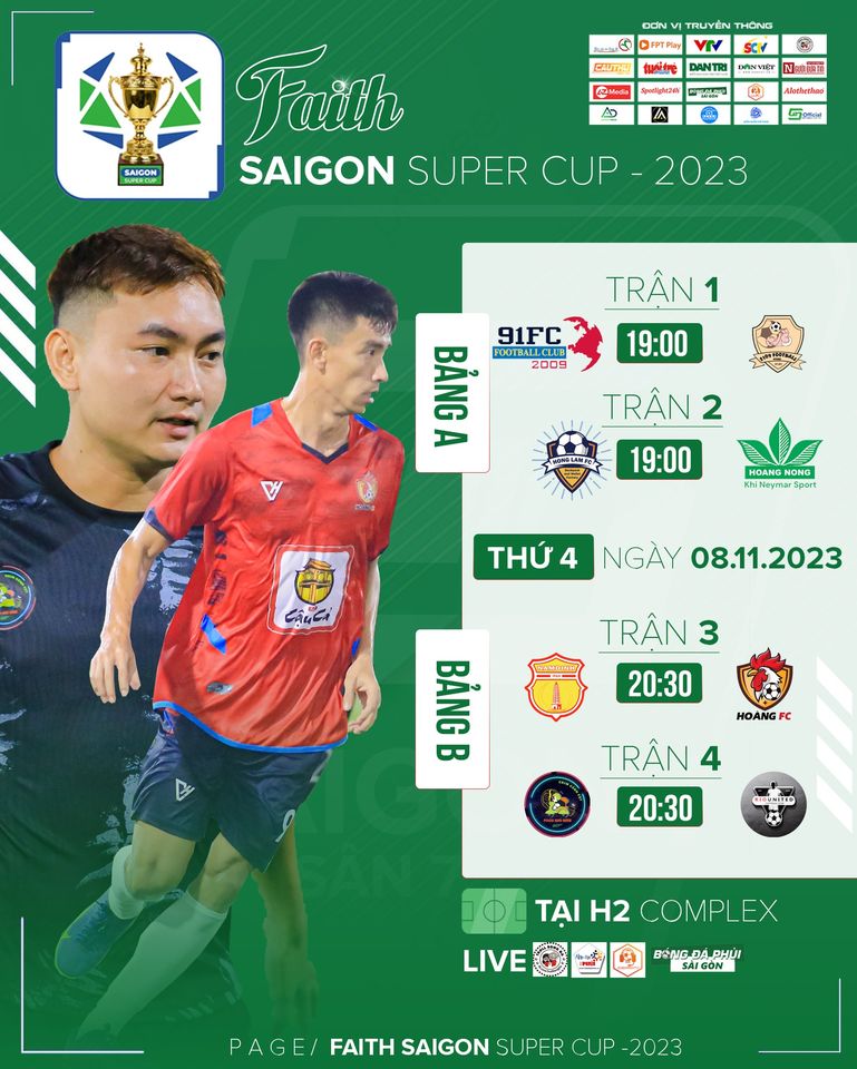 Bóng đá Việt Nam - Vòng 3 Faith Saigon Super Cup 2023: Cục diện khó lường