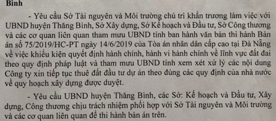 Tin nhanh - Phó Chủ tịch Quảng Nam yêu cầu sớm thi hành án bản án doanh nghiệp thắng kiện UBND tỉnh (Hình 2).