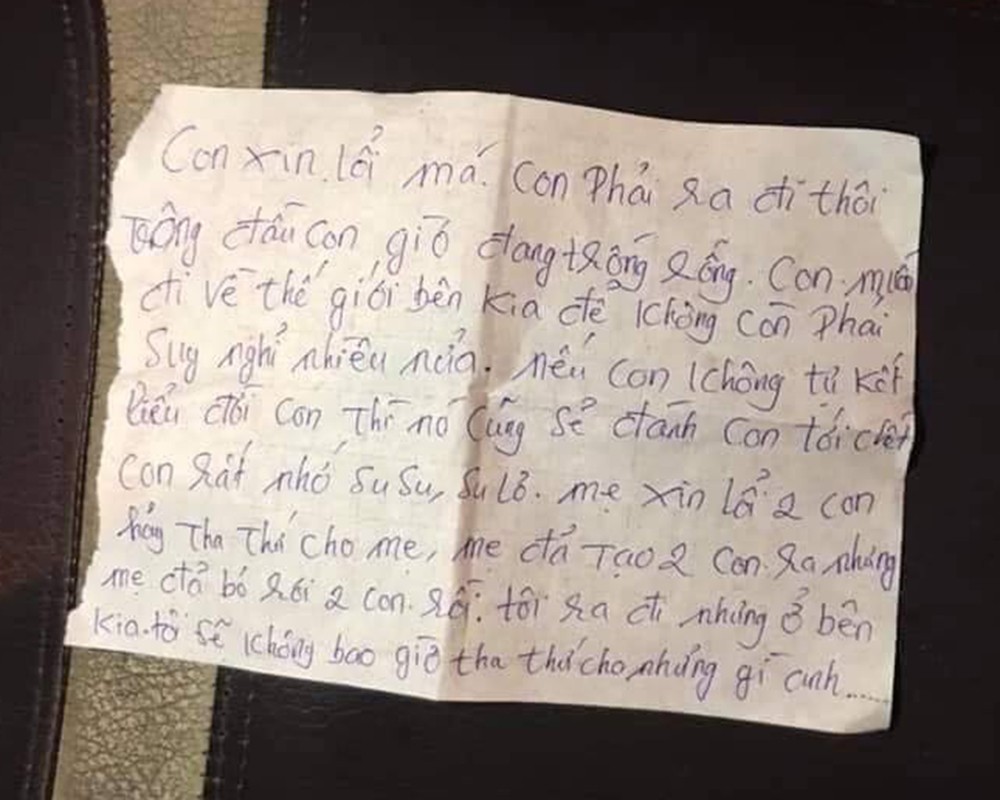 Tin nhanh - Bức thư tuyệt mệnh đau lòng của người phụ nữ  nghi nhảy cầu tự tử (Hình 2).