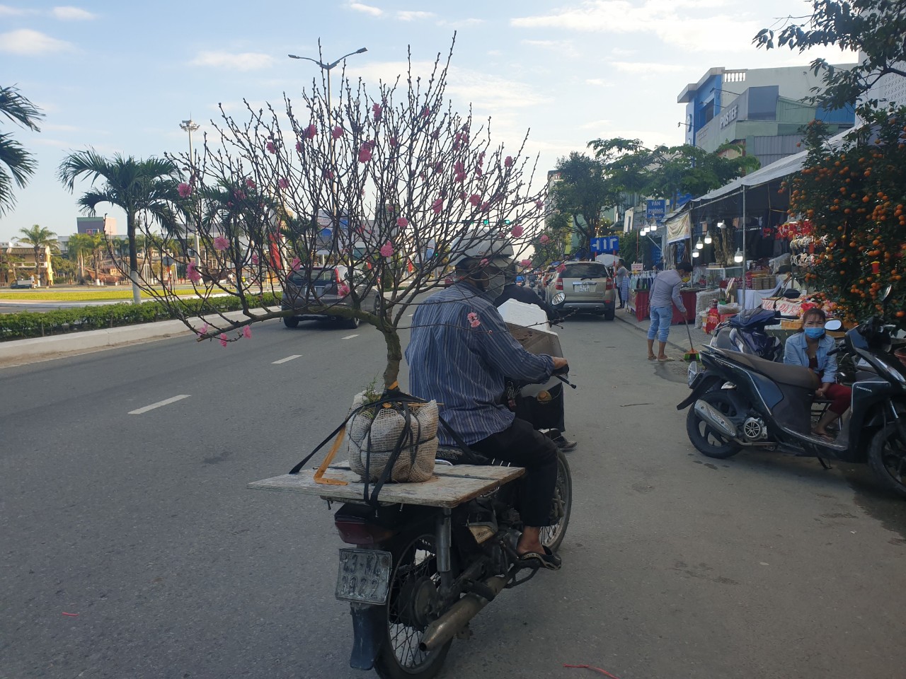 Dân sinh - Tp.Đà Nẵng: Chợ hoa Tết vắng khách, người dân dè sẻn chi tiêu (Hình 5).