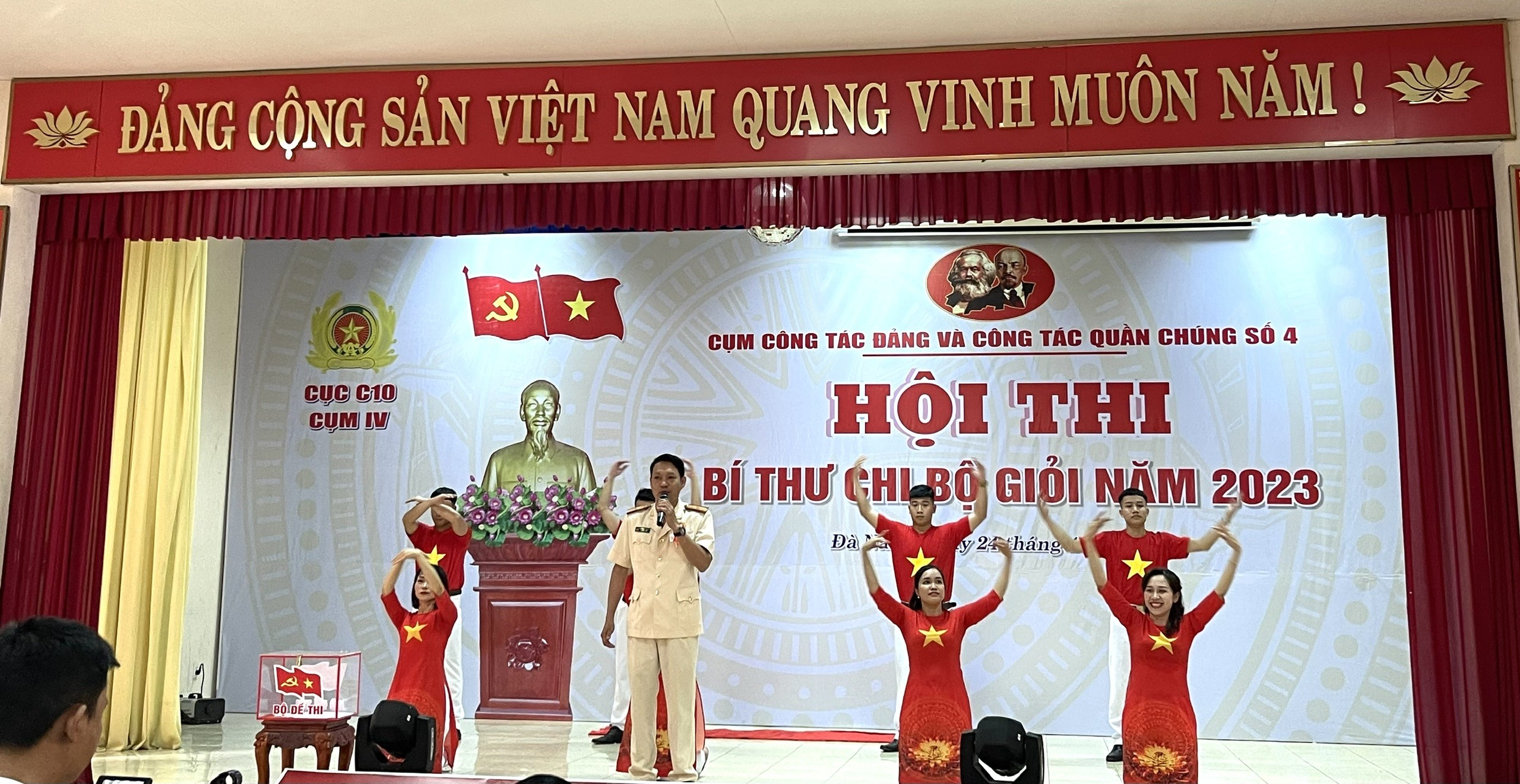 Sự kiện - Sôi nổi Hội thi Bí thư chi bộ giỏi năm 2023 tại Cục C10