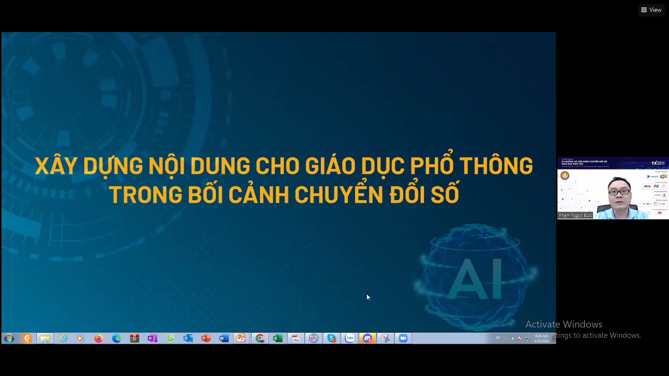 Giáo dục - 'Nếu vẫn chỉ cầm phấn dạy học thì không cần nghĩ đến chuyển đổi số'