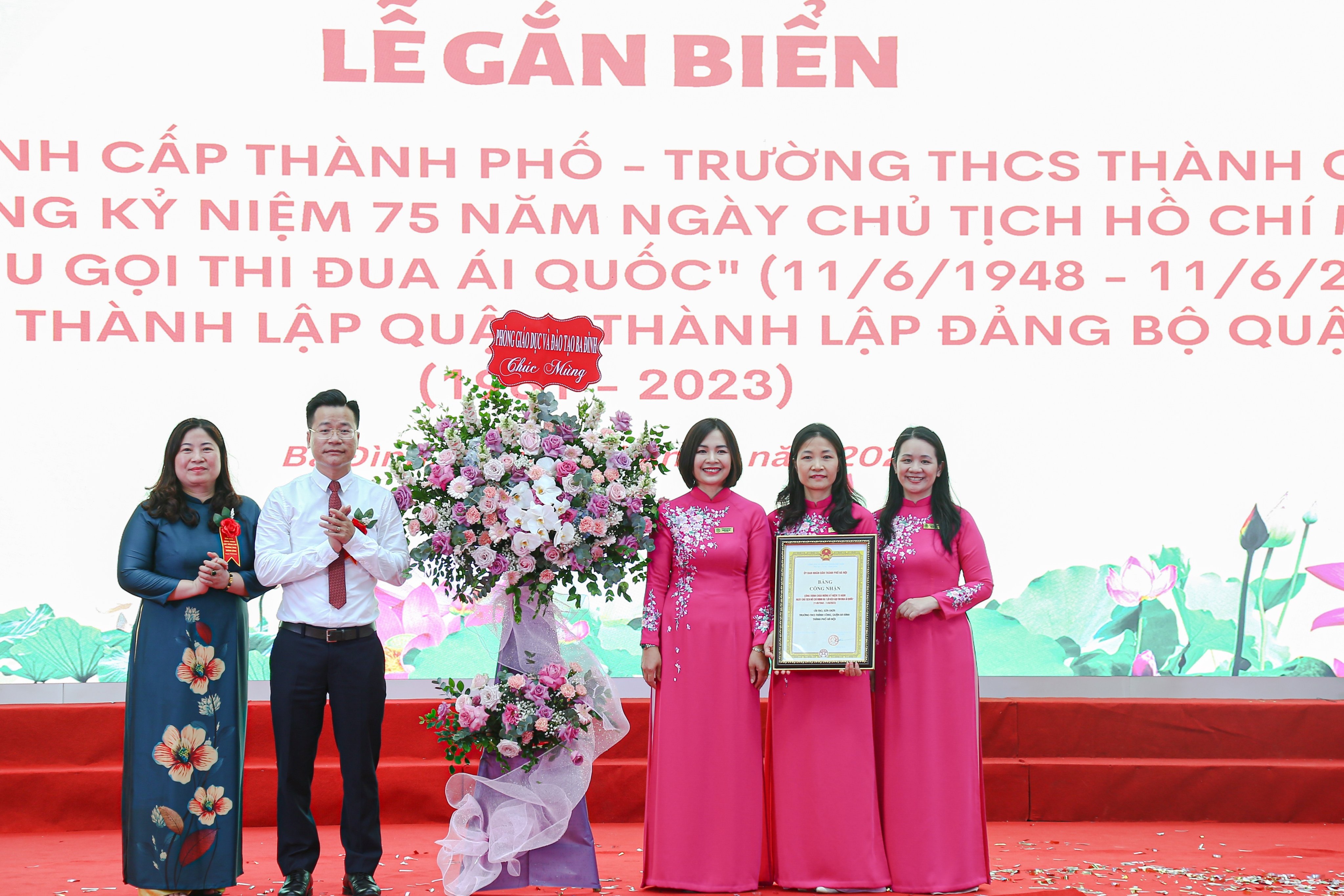 Giáo dục - Hà Nội: Thêm một trường được gắn biển Công trình cấp Thành phố