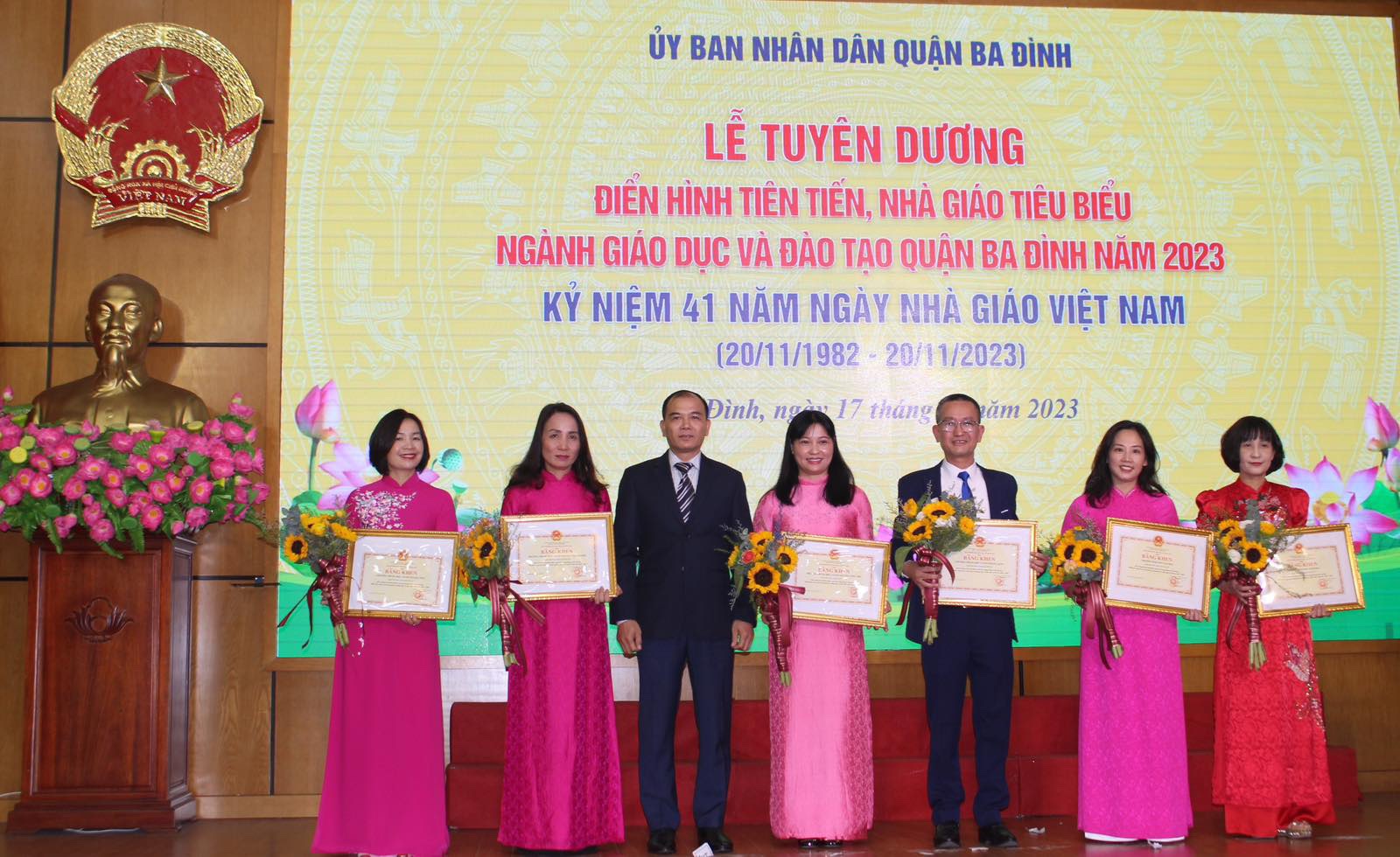 Giáo dục - Hà Nội: Quận Ba Đình tuyên dương nhà giáo tiêu biểu năm 2023