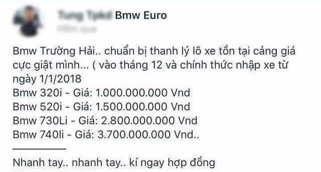 Tiêu dùng & Dư luận - Thực hư thông tin rao bán 700 xe BMW đang “đắp chiếu” của Euro Auto 