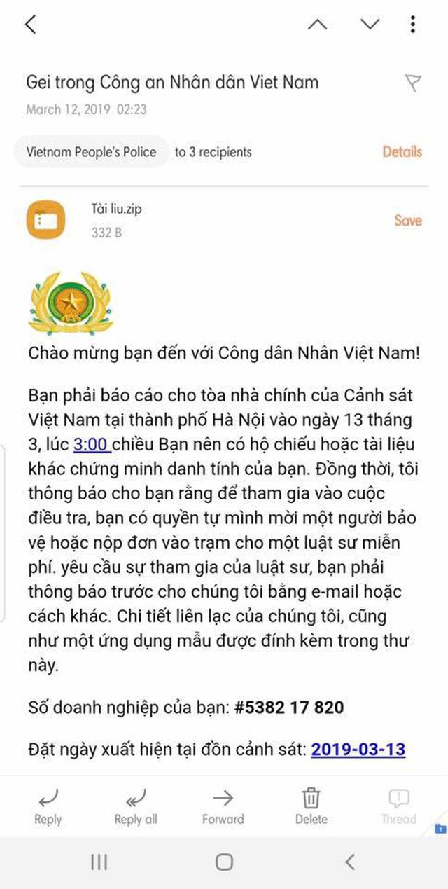 Cuộc sống số - Công văn hoả tốc ngăn chặn mã độc tống tiền giả danh Bộ Công an