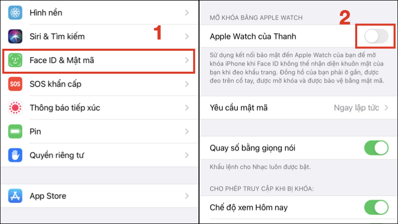 Thủ thuật - Tiện ích - Cách mở khóa Face ID khi đeo khẩu trang trên iOS 14.5 (Hình 2).