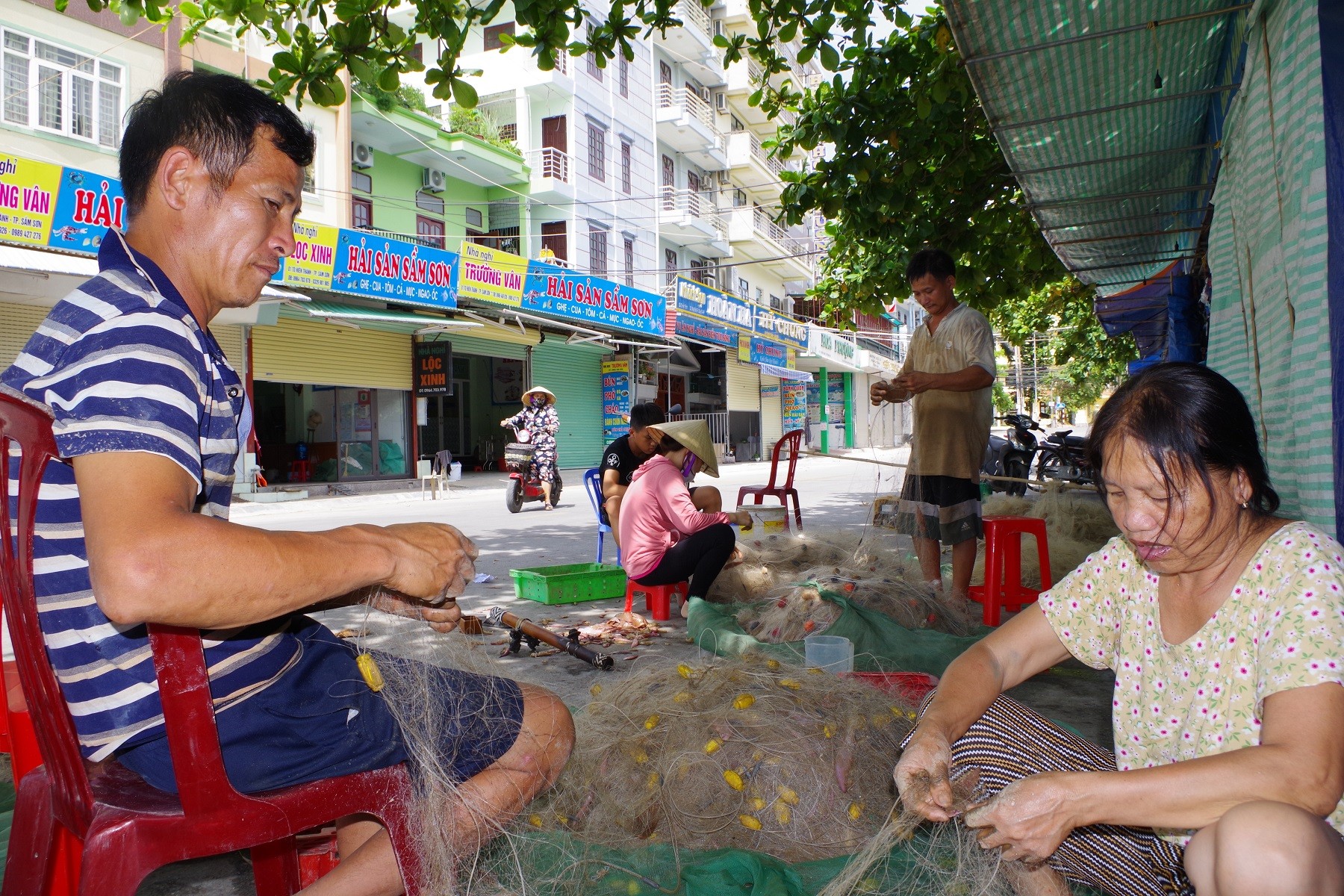 Dân sinh - Dịch Covid-19 bùng phát, người dân TP.Sầm Sơn tìm về nghề cũ (Hình 3).