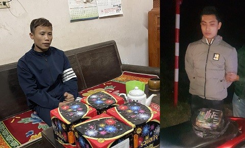 An ninh - Hình sự - Thanh Hóa: Bắt giữ 2 đối tượng mua hơn 16kg 'pháo lậu' về chơi Tết