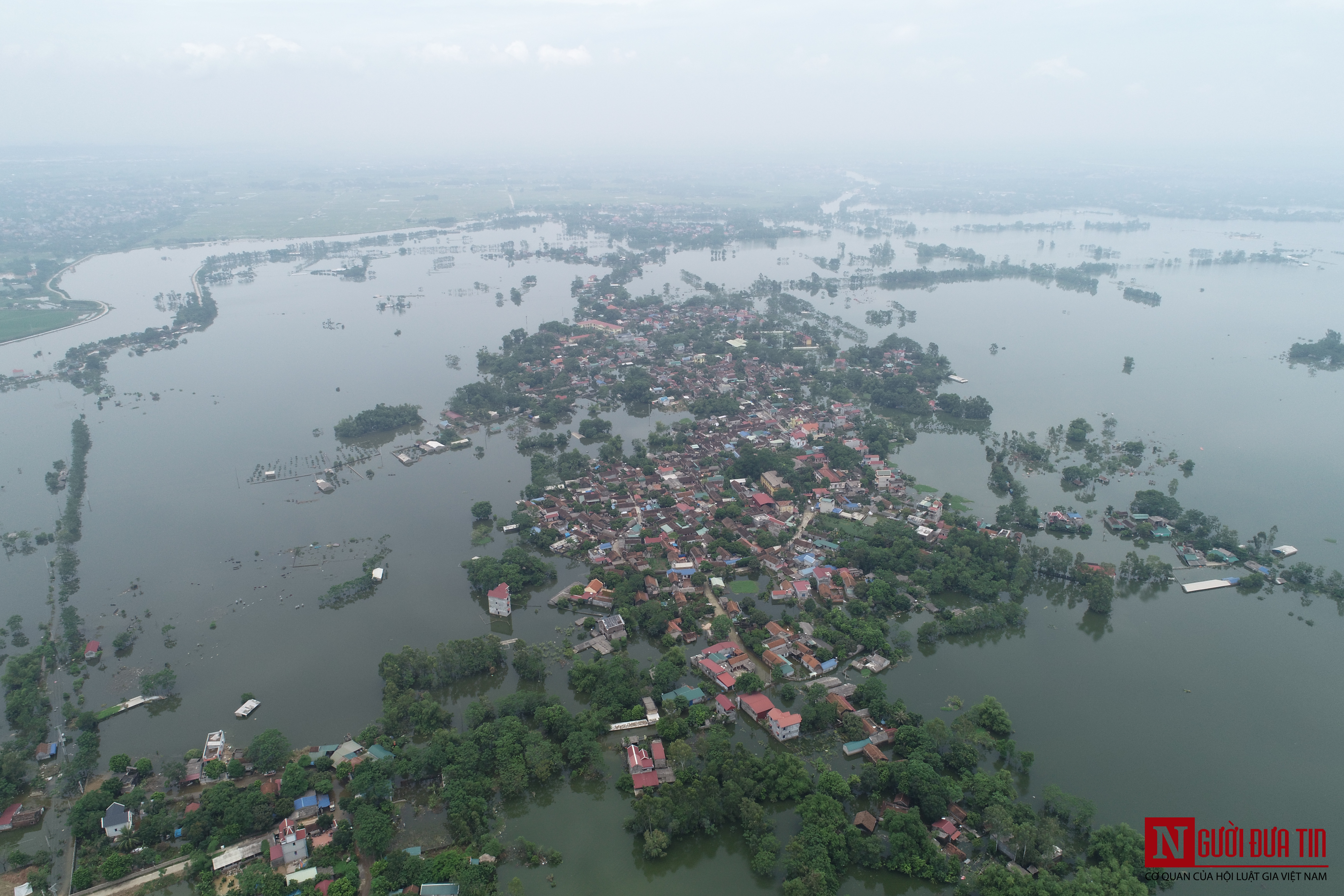 Xã hội - Lênh đênh thuyền thúng giữa lòng Chương Mỹ