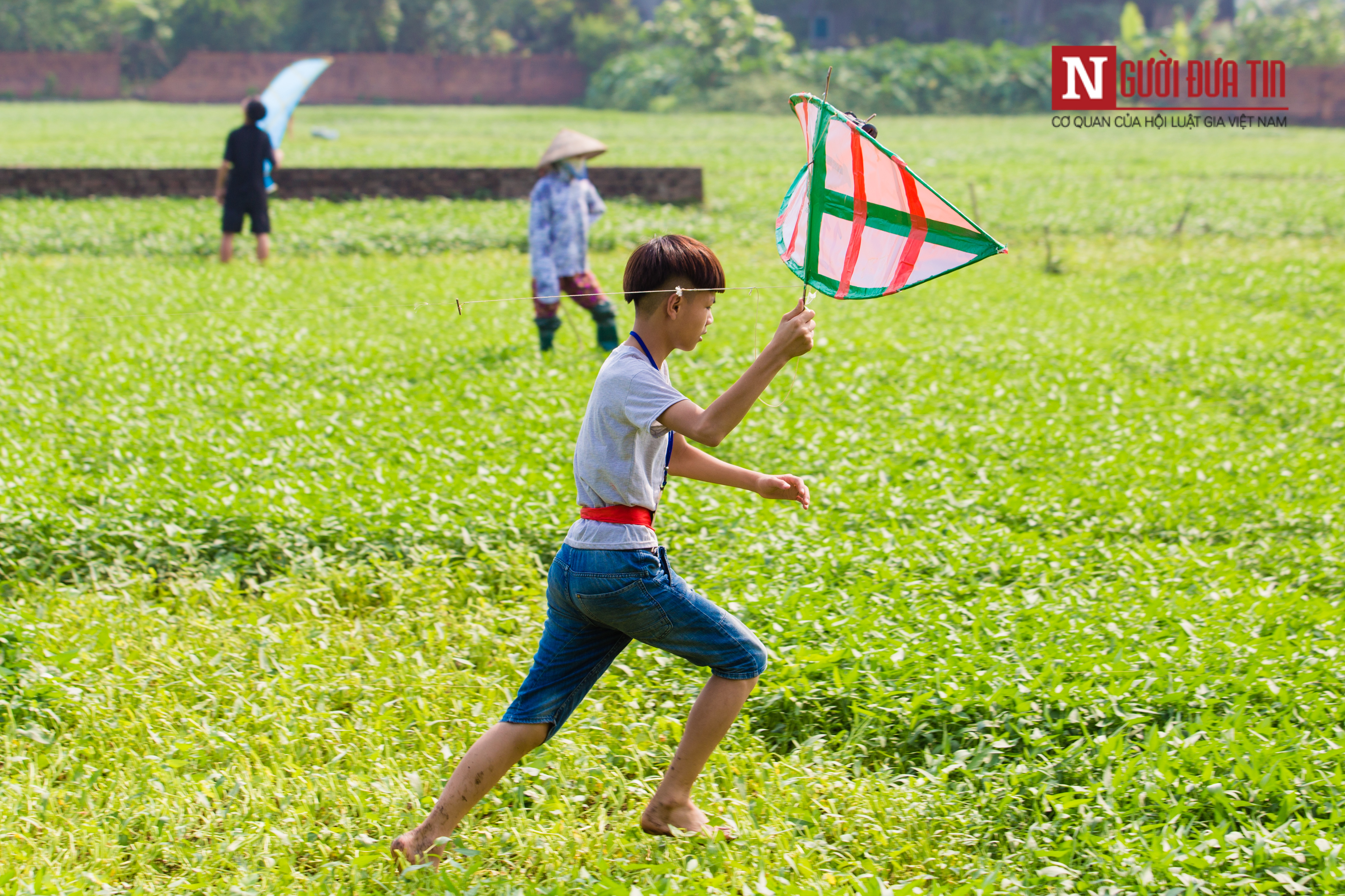 Tin nhanh - [Chùm ảnh] Ngày hội làng thả diều - Cho tôi xin một vé đi tuổi thơ (Hình 4).