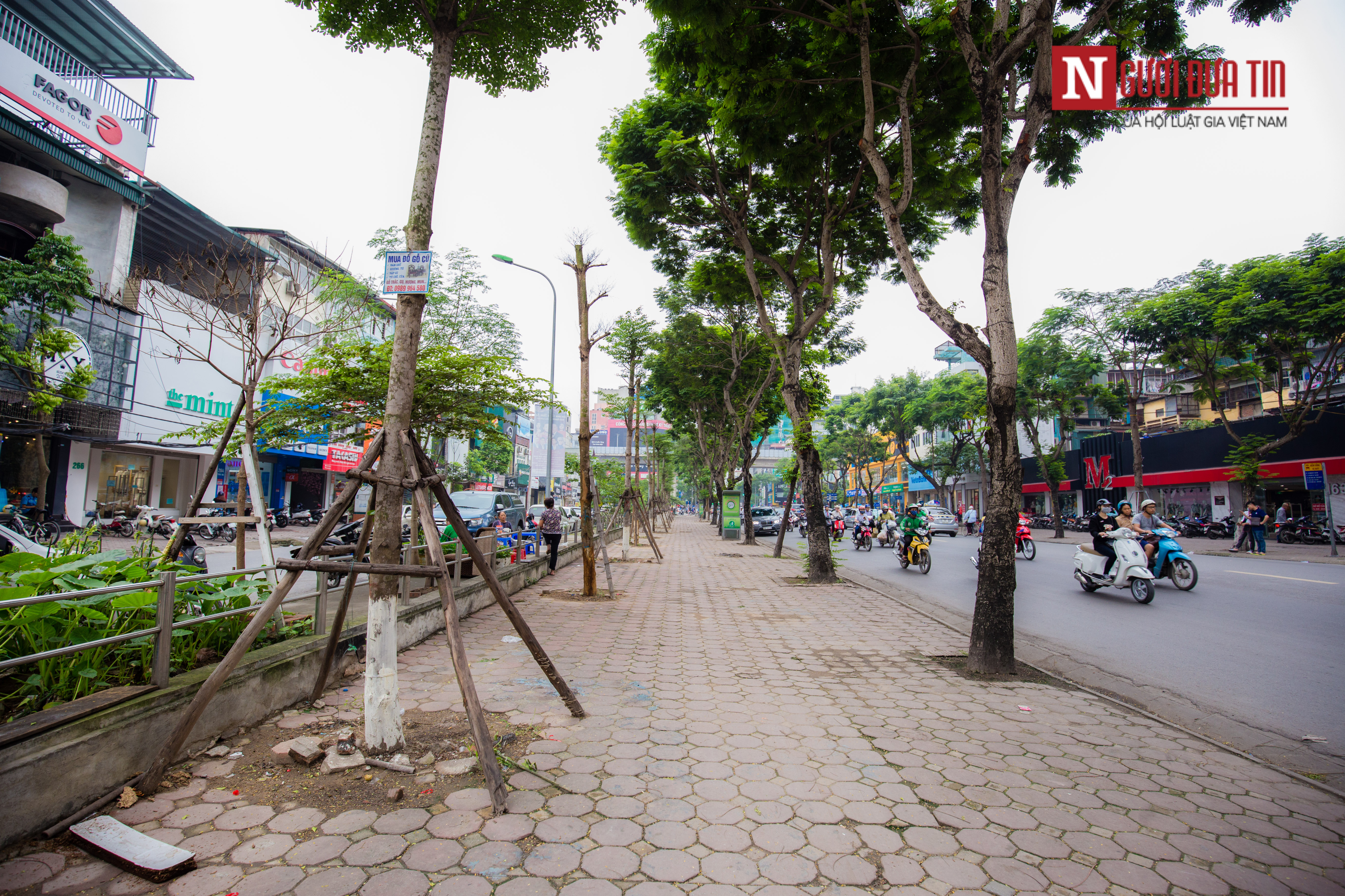 Tin nhanh - Cận cảnh hàng loạt tuyến phố Hà Nội sắp cắt xén vỉa hè, mở rộng lòng đường (Hình 12).