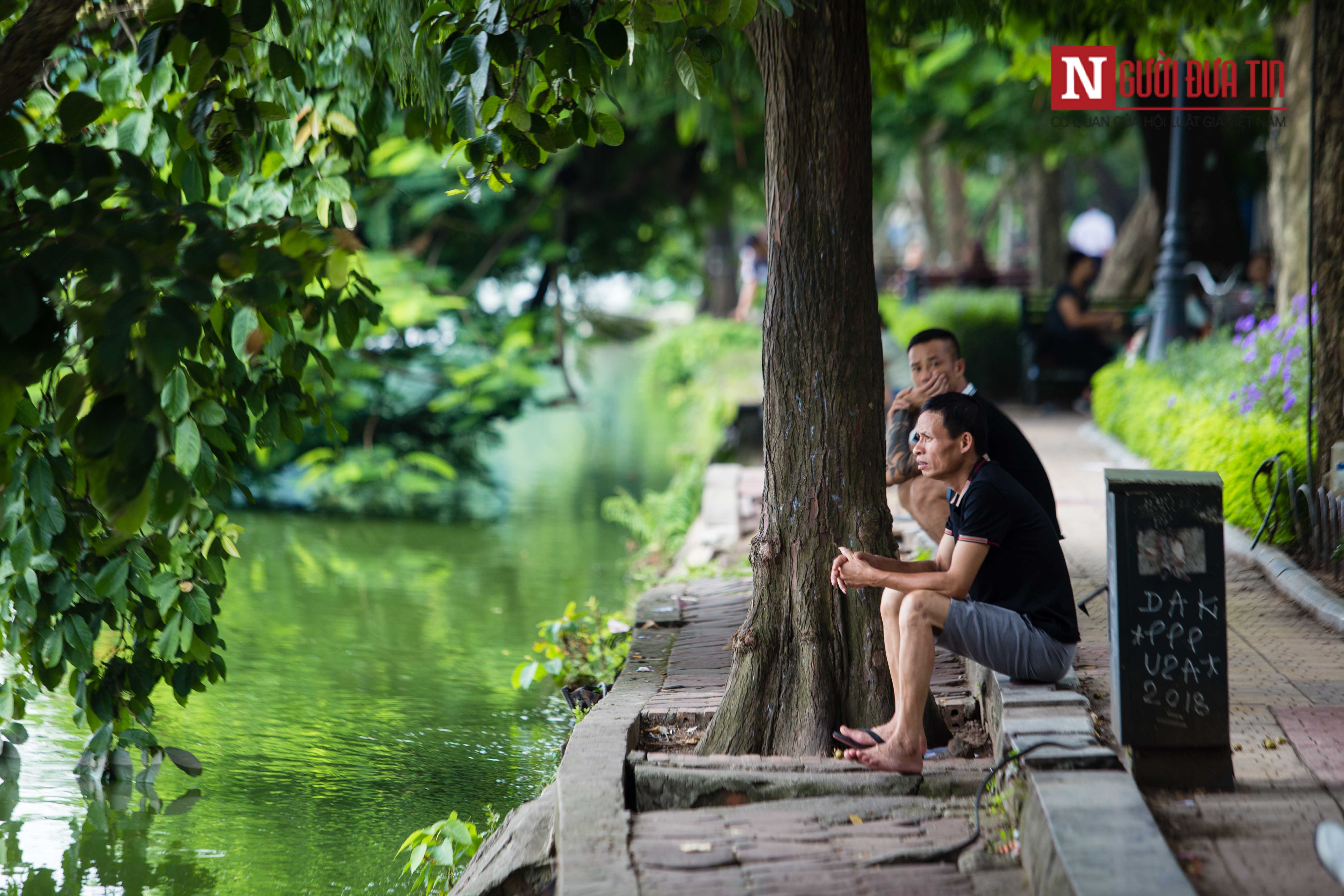 Tin nhanh - Những bờ kè tróc lở làm Hồ Gươm xấu xí (Hình 10).