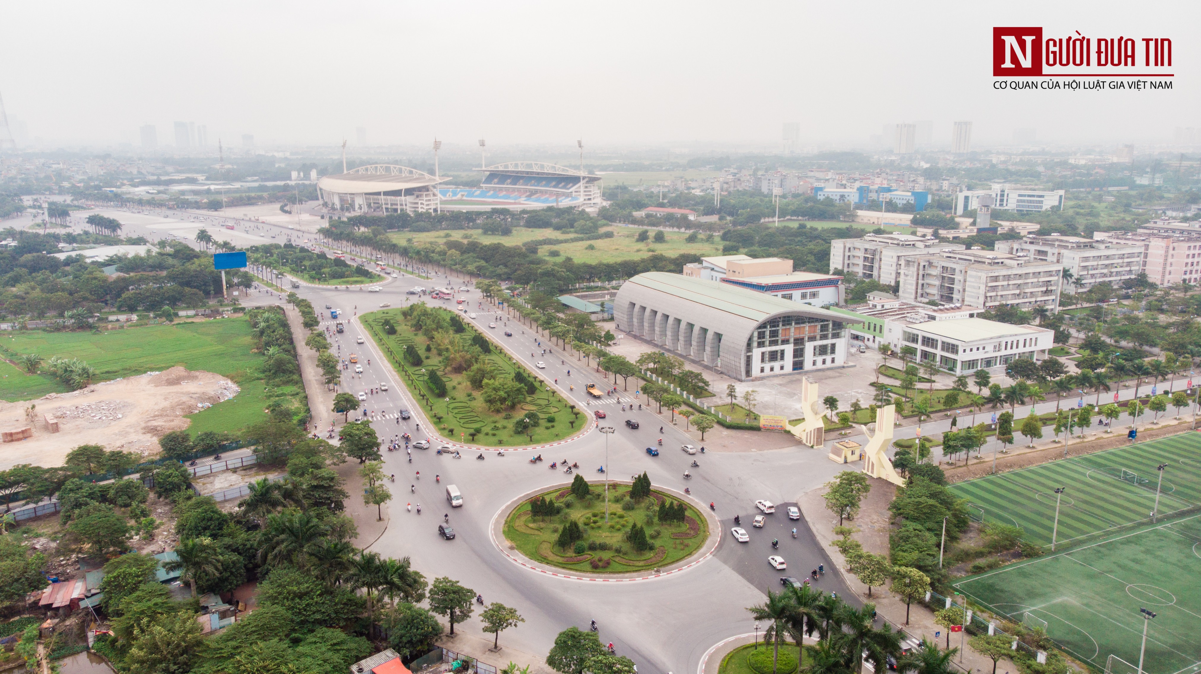 Tin nhanh - Chùm ảnh: Rào chắn nhiều tuyến đường thi công trường đua F1