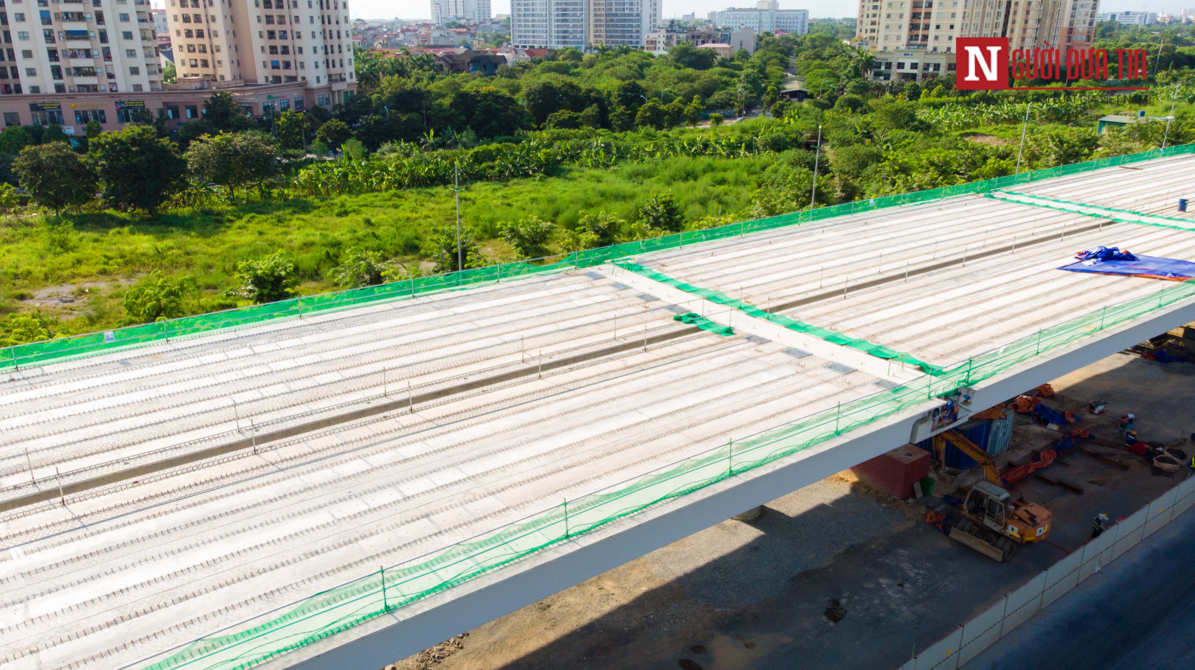 Đầu tư - Cận cảnh đại công trường vành đai 3 Mai Dịch - Nam Thăng Long gấp rút thi công (Hình 12).