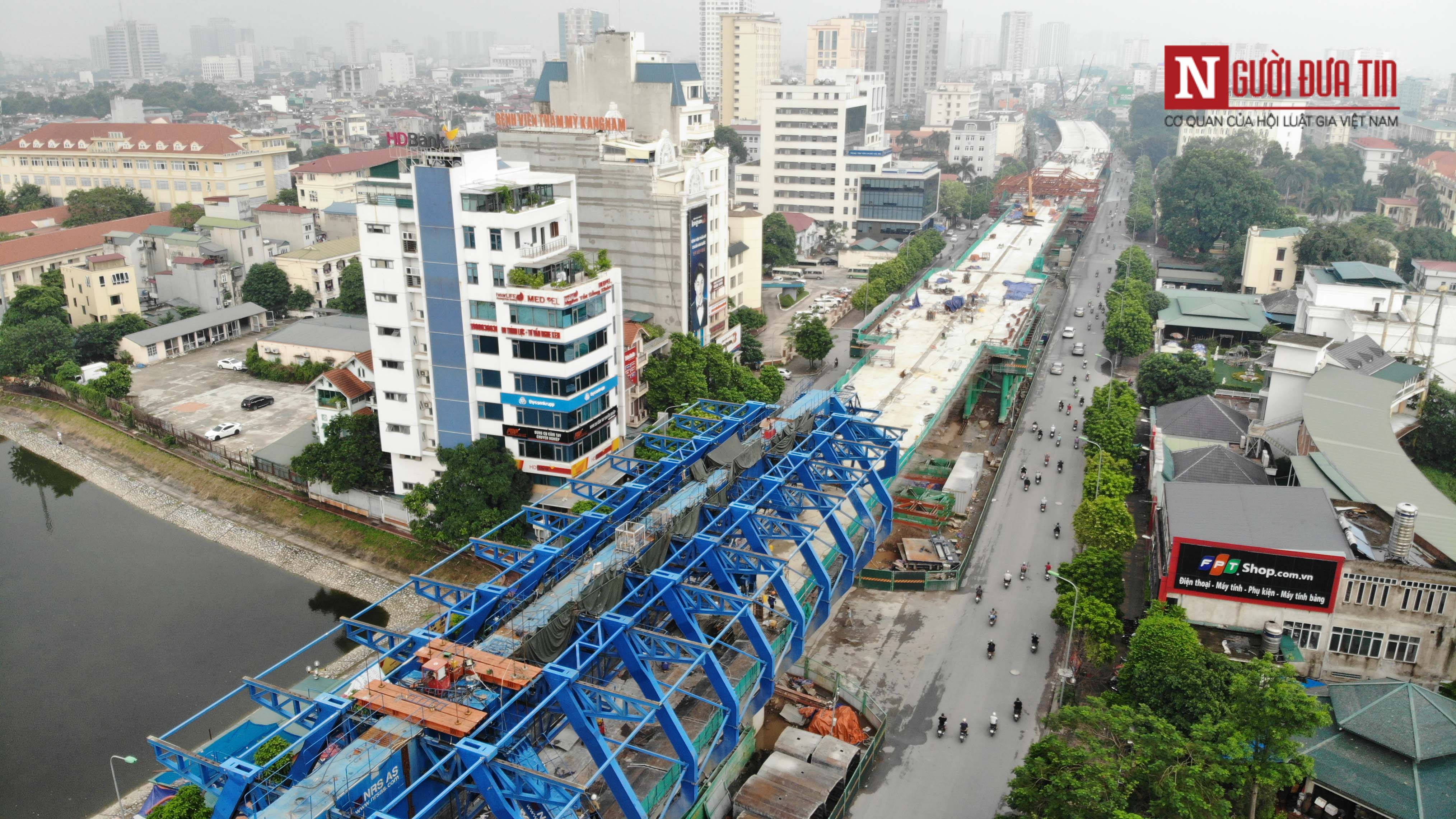 Tin nhanh - Toàn cảnh đại công trường ngổn ngang, chậm tiến độ trên đường Trường Chinh (Hình 13).