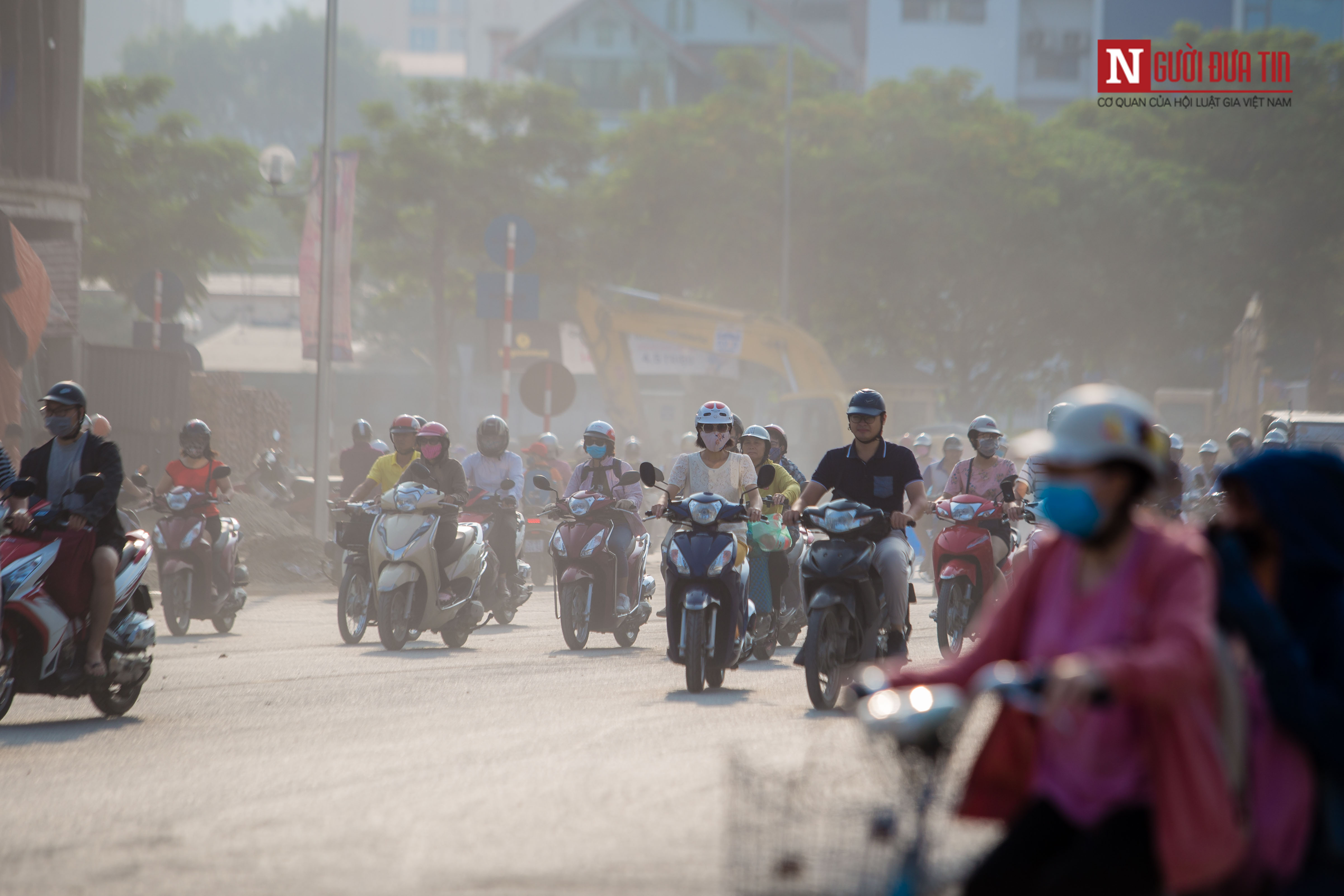 Môi trường - Chùm ảnh: Hà Nội những ngày báo động về ô nhiễm không khí (Hình 9).