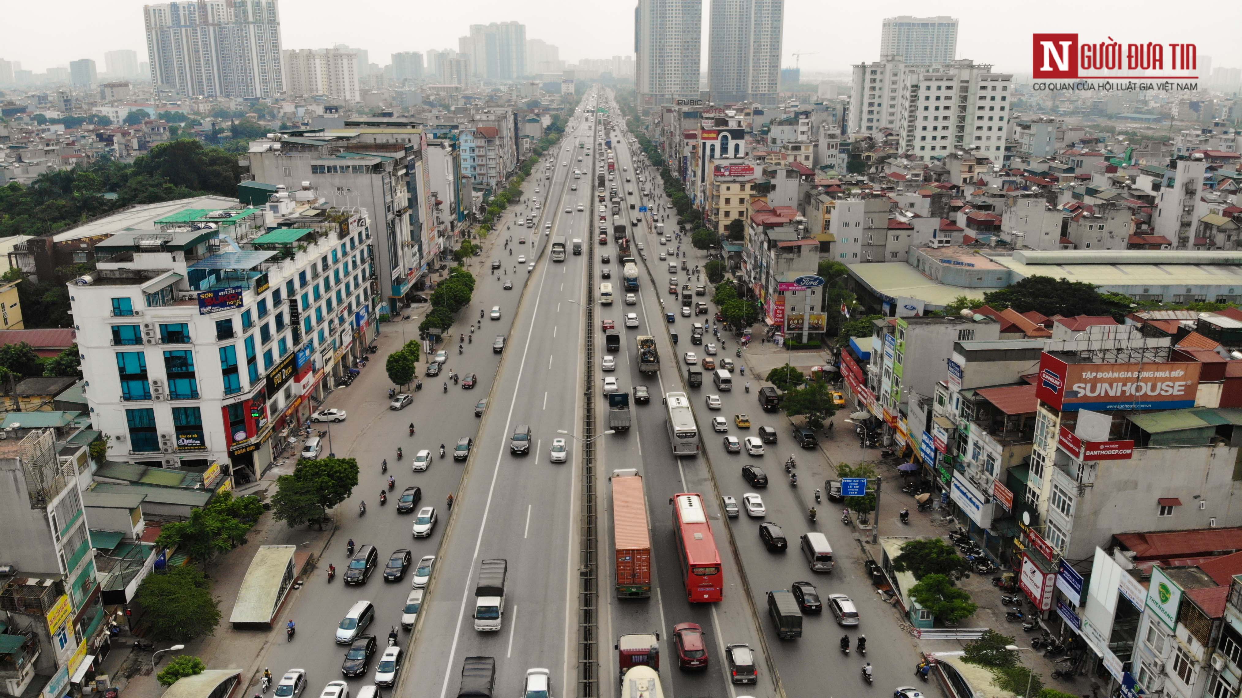 Tin nhanh - Chùm ảnh: 4 tuyến đường dự kiến có làn riêng cho xe buýt tại Hà Nội (Hình 8).