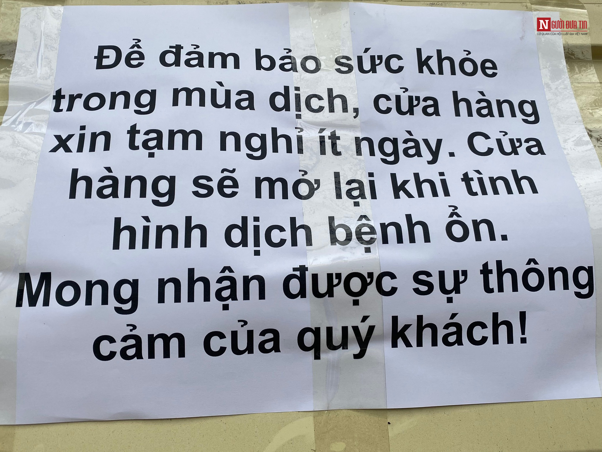 Tin nhanh - Mùa dịch Covid-19: Hàng loạt cửa hàng đóng cửa (Hình 15).