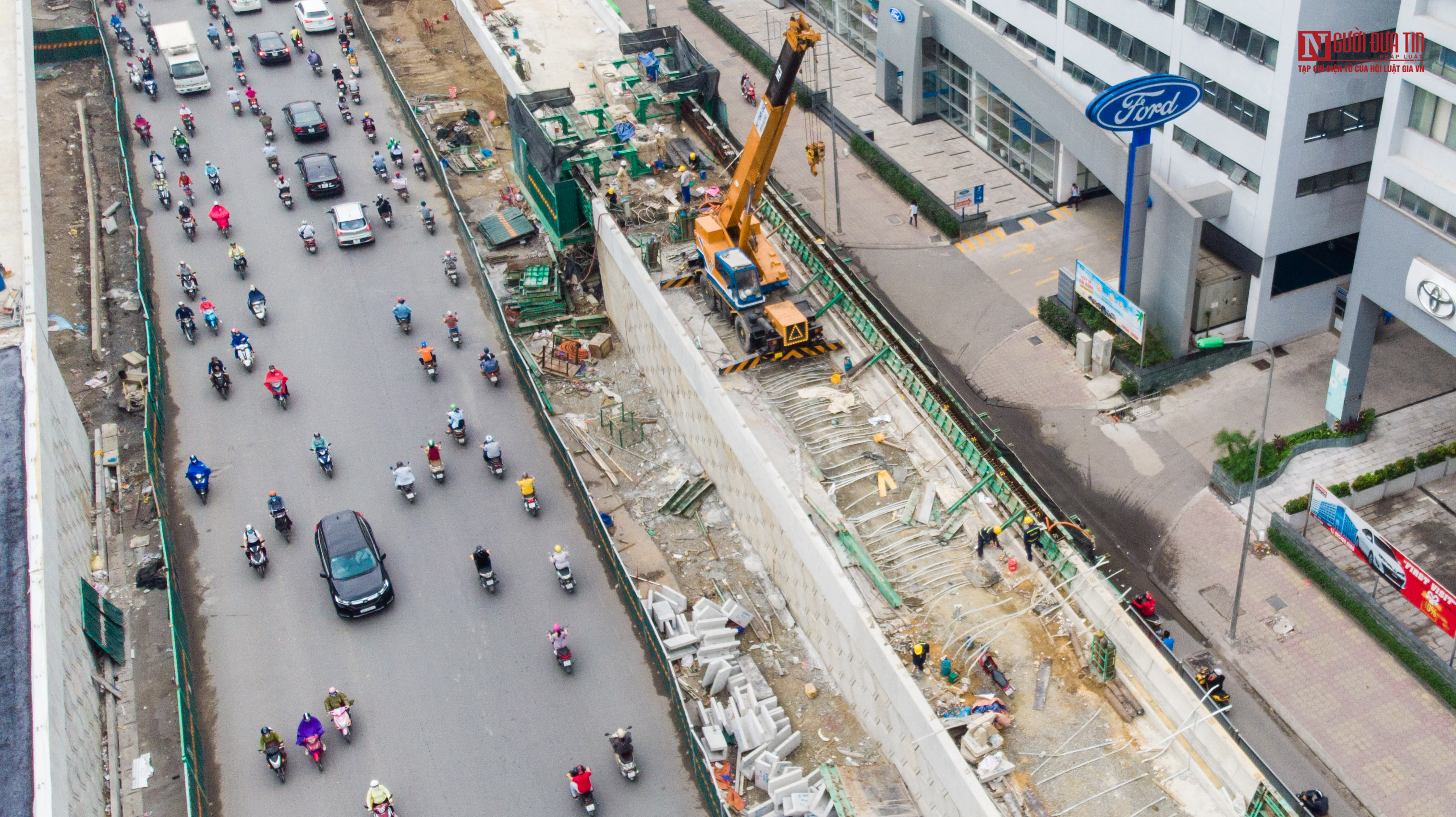 Tin nhanh - Thực trạng tuyến vành đai trị giá 9.400 tỷ sau 2 năm thi công (Hình 5).