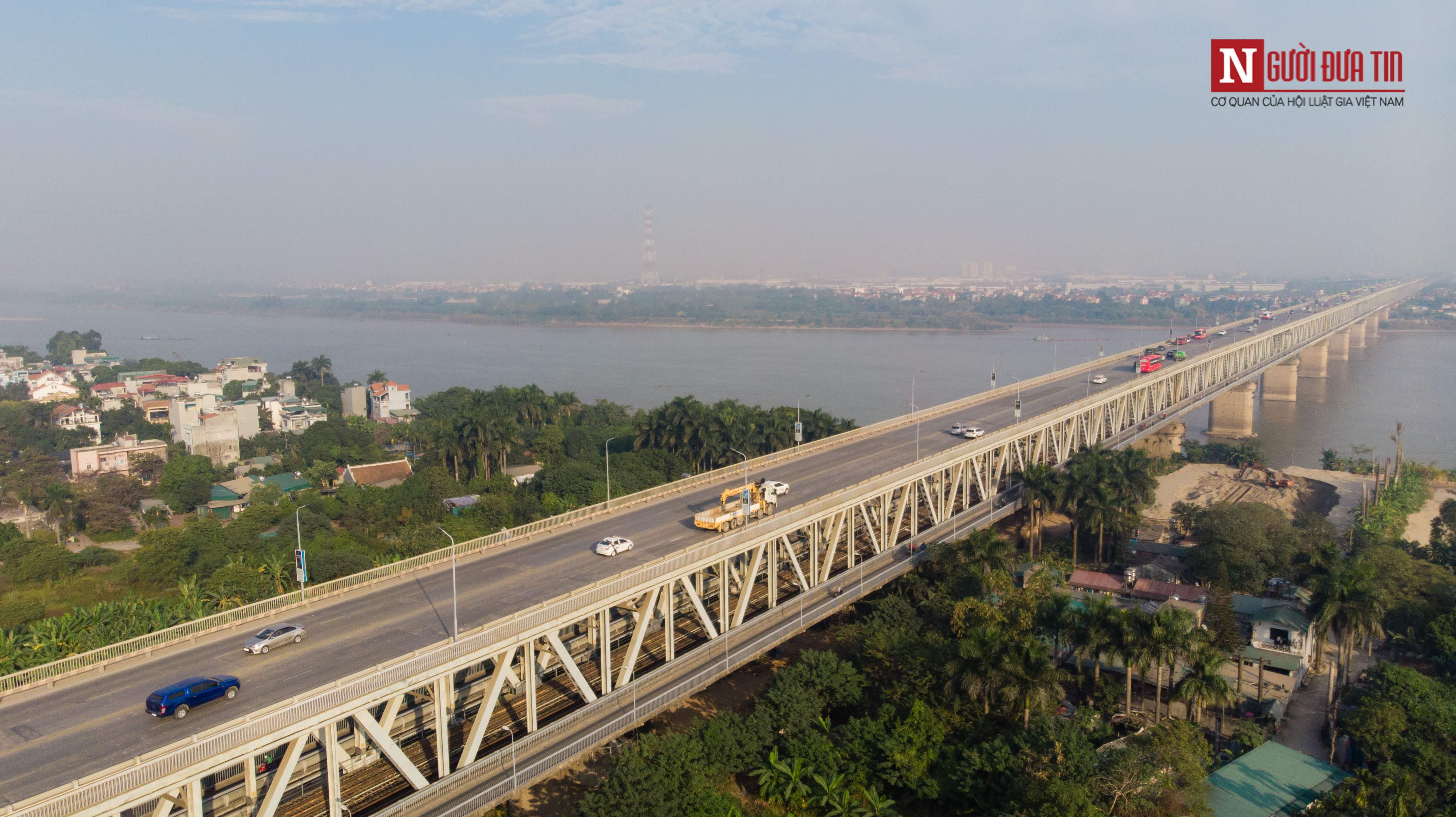 Tin nhanh - Toàn cảnh cầu Thăng Long trước thời khắc 'đóng cửa' để sửa chữa