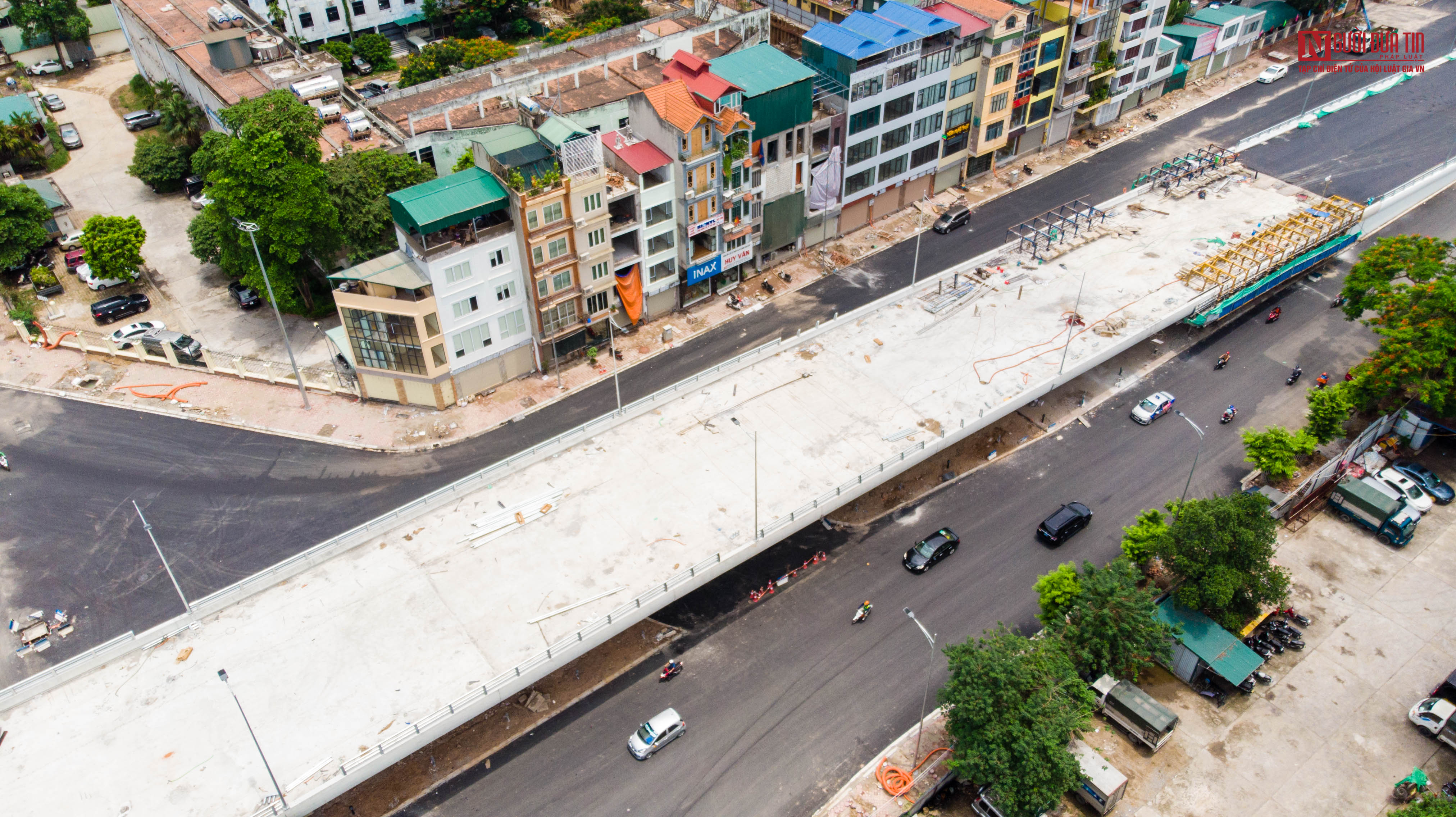 Tin nhanh - Cận cảnh cây cầu vượt quy mô lớn nhất Hà Nội sắp thông xe (Hình 5).