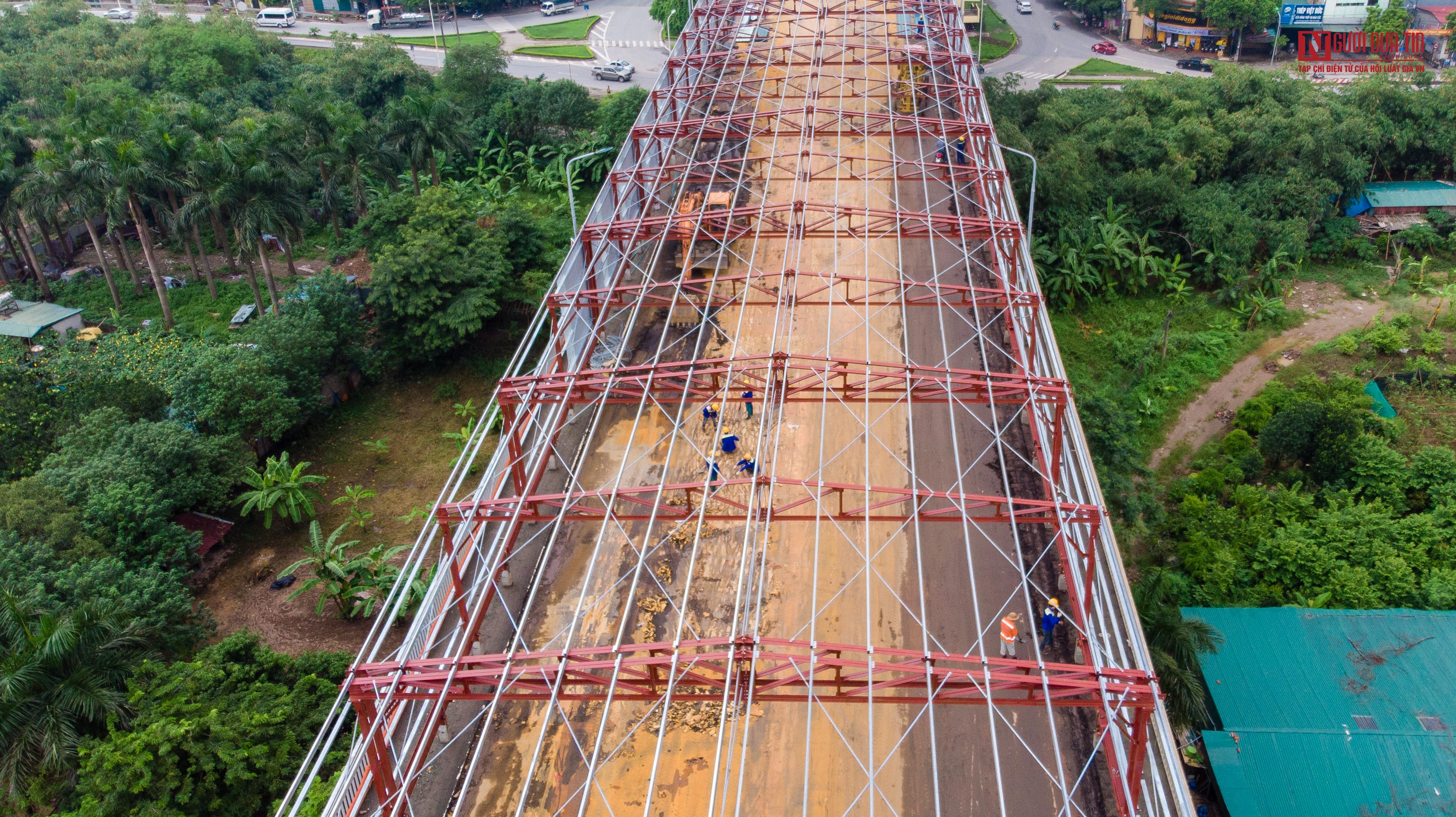 Tin nhanh - Toàn cảnh đại công trường 270 tỉ bắc qua sông Hồng (Hình 8).