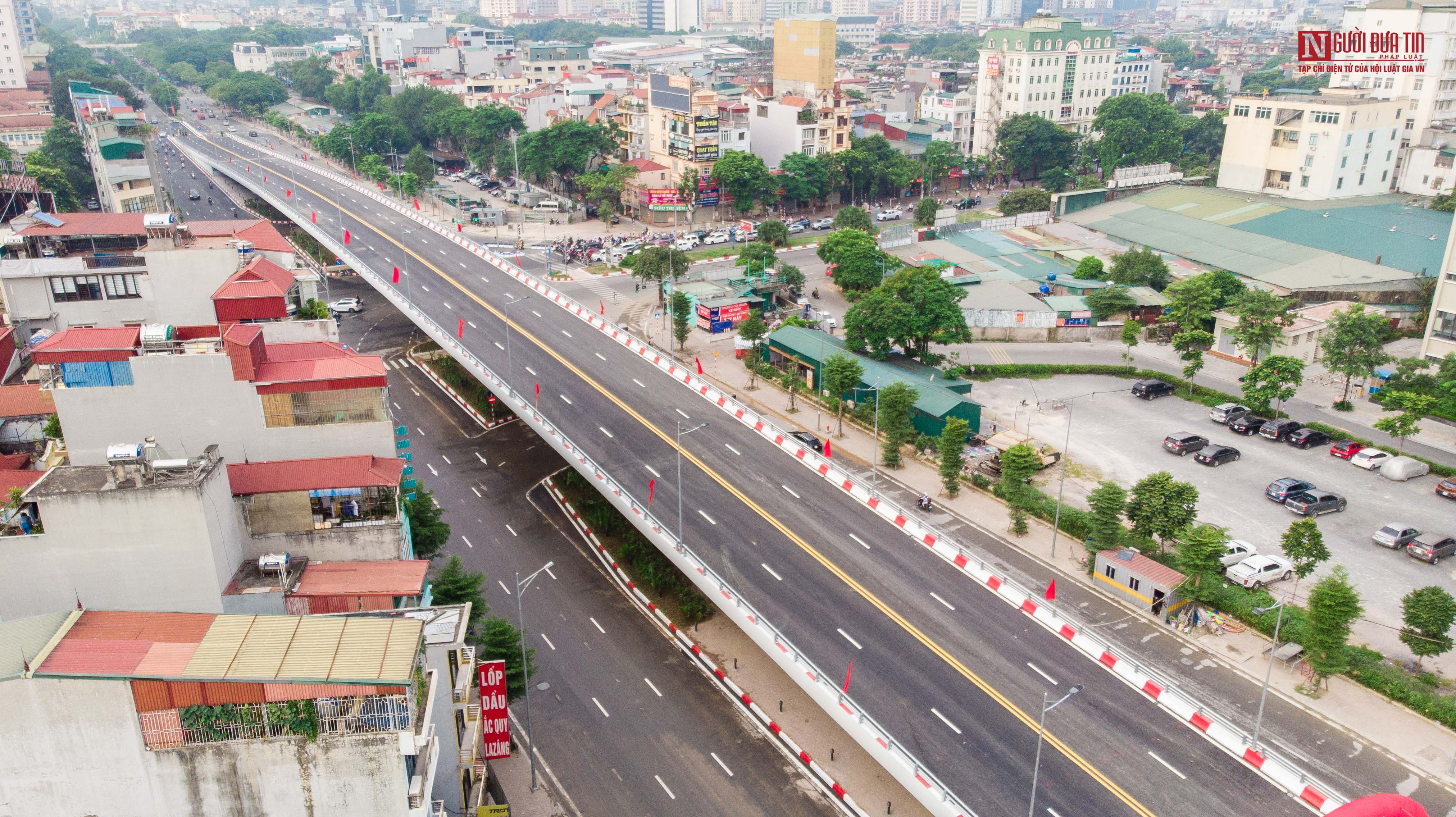 Tin nhanh - Chính thức thông xe cầu vượt lớn nhất Thủ đô (Hình 2).