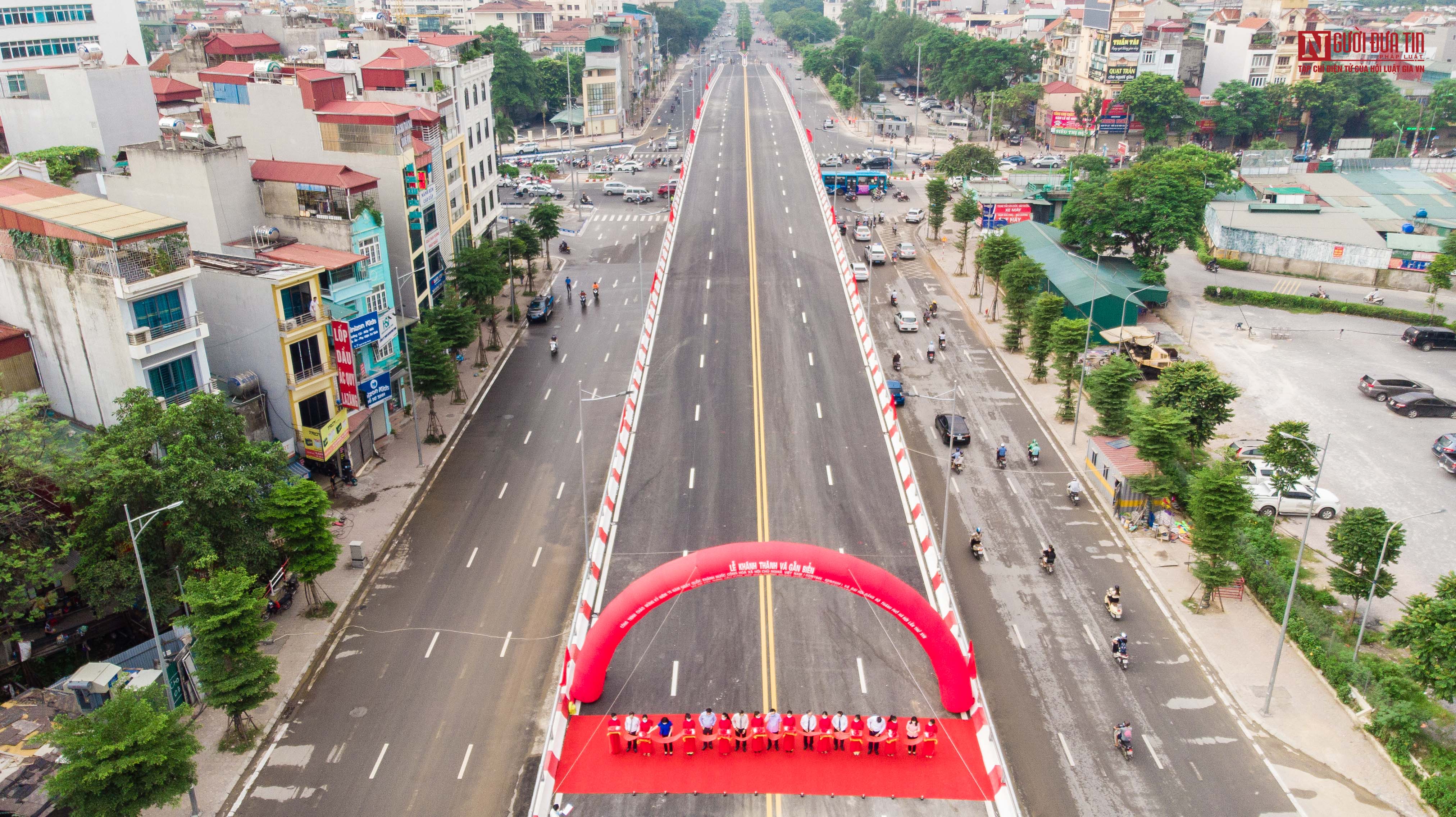 Tin nhanh - Chính thức thông xe cầu vượt lớn nhất Thủ đô (Hình 3).