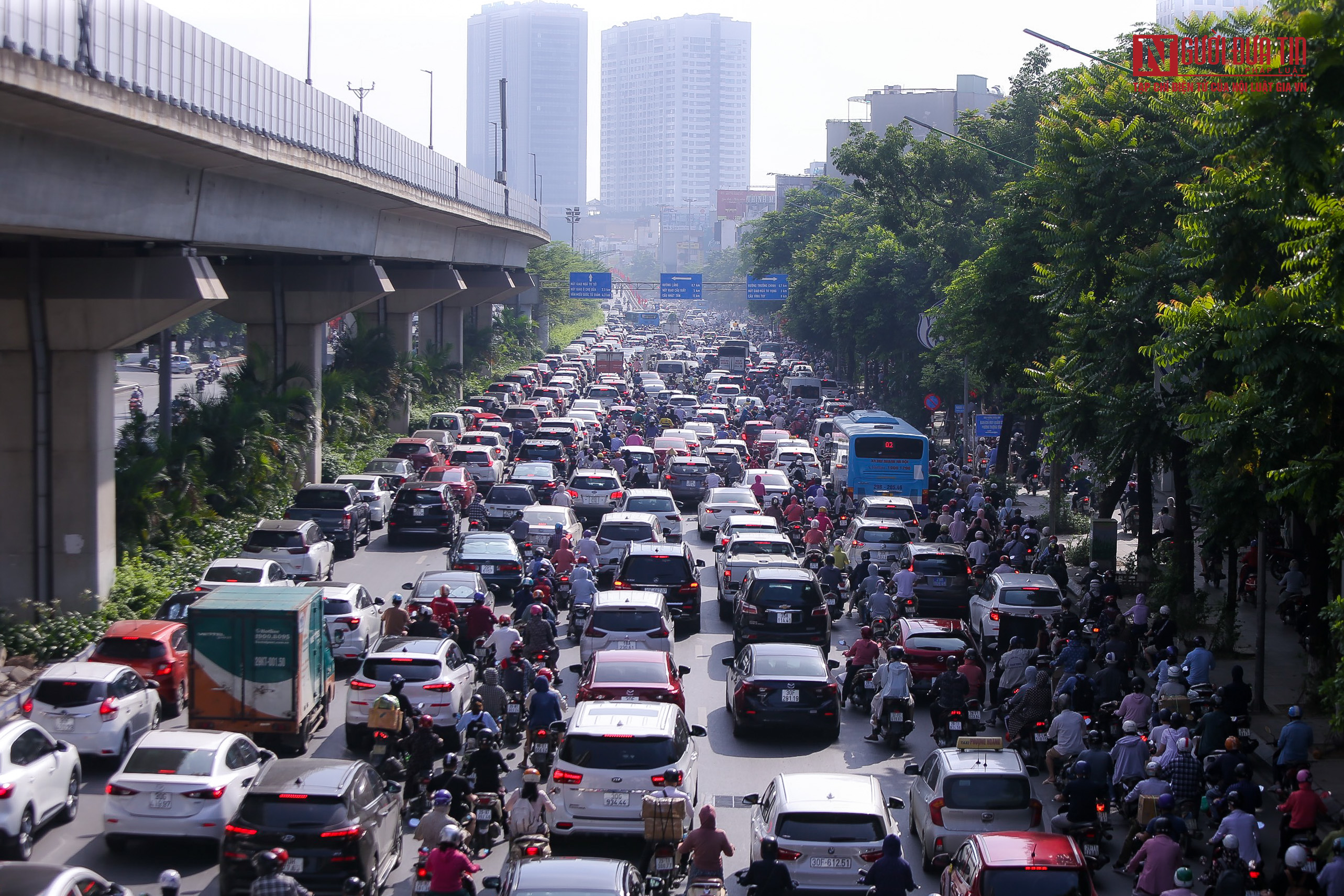 Dân sinh - Giao thông Hà Nội ùn tắc ngày đầu tuần (Hình 5).