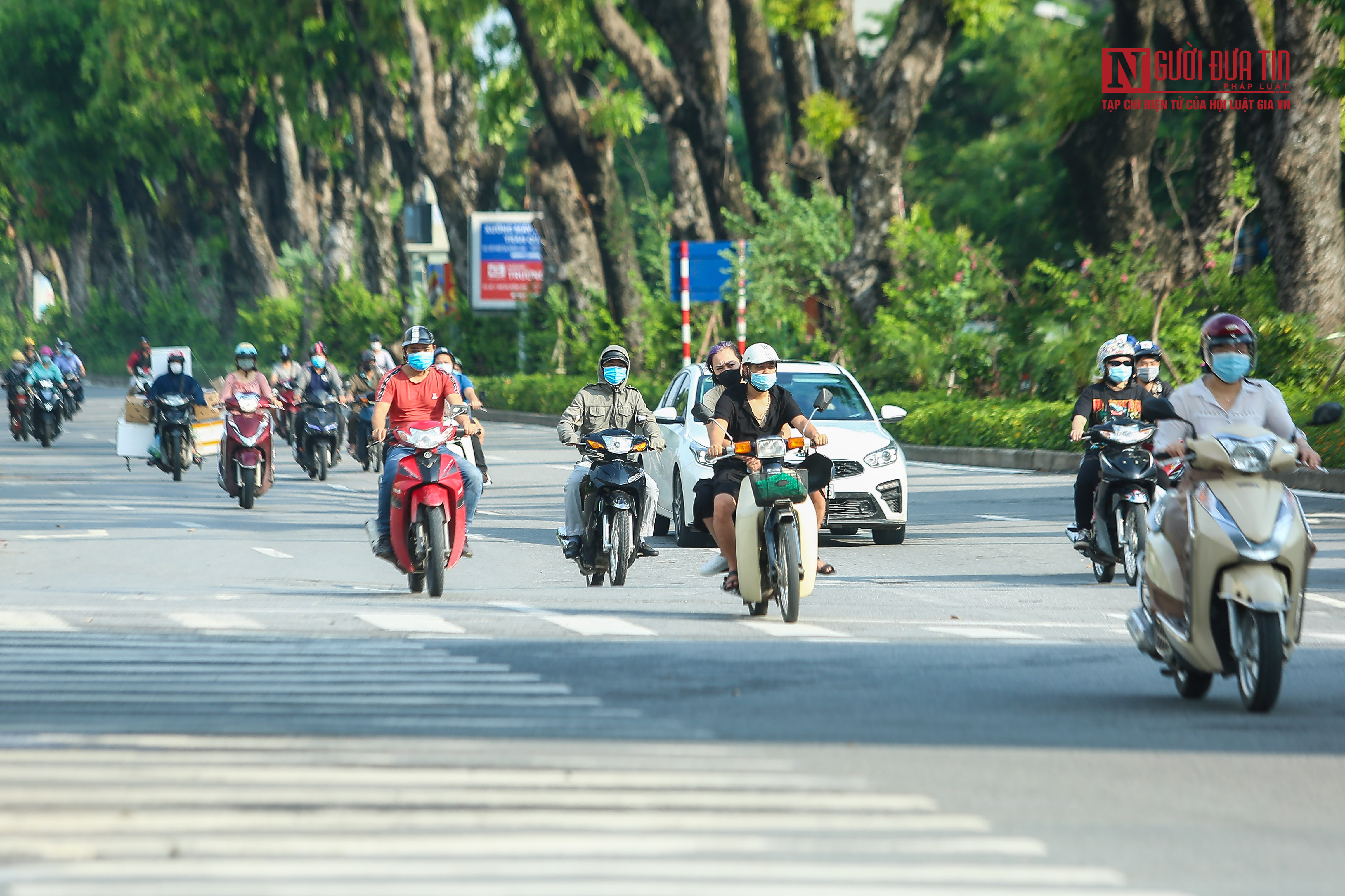 Sự kiện - Giao thông Hà Nội thông thoáng trong ngày đầu giãn cách toàn TP