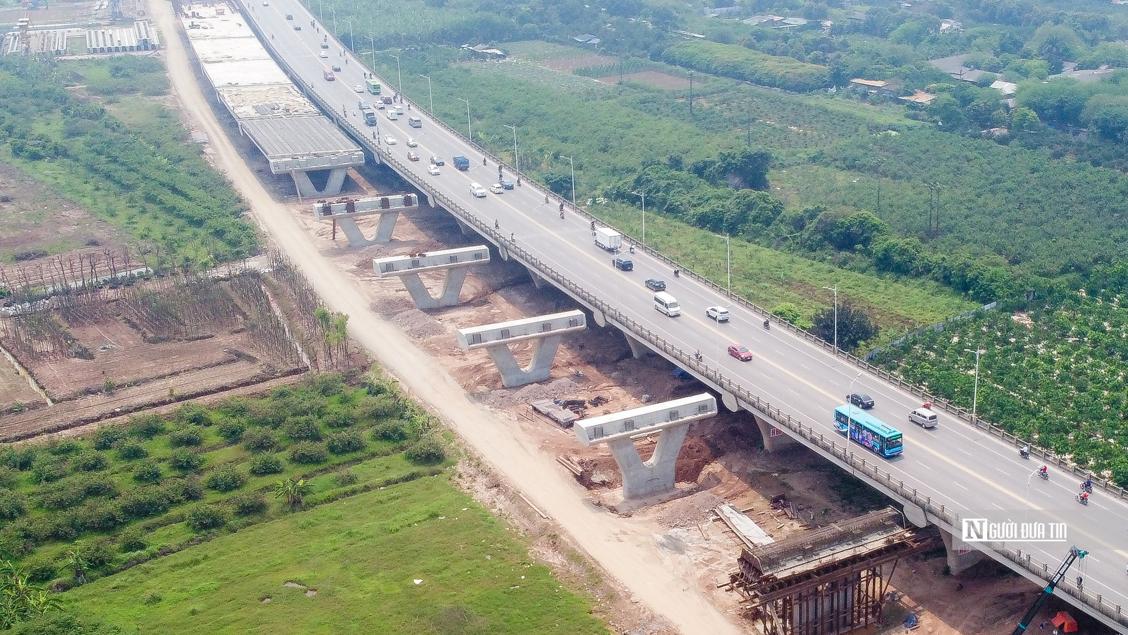 Bất động sản - Toàn cảnh cầu Vĩnh Tuy 2 sau hơn 1 năm thi công (Hình 10).