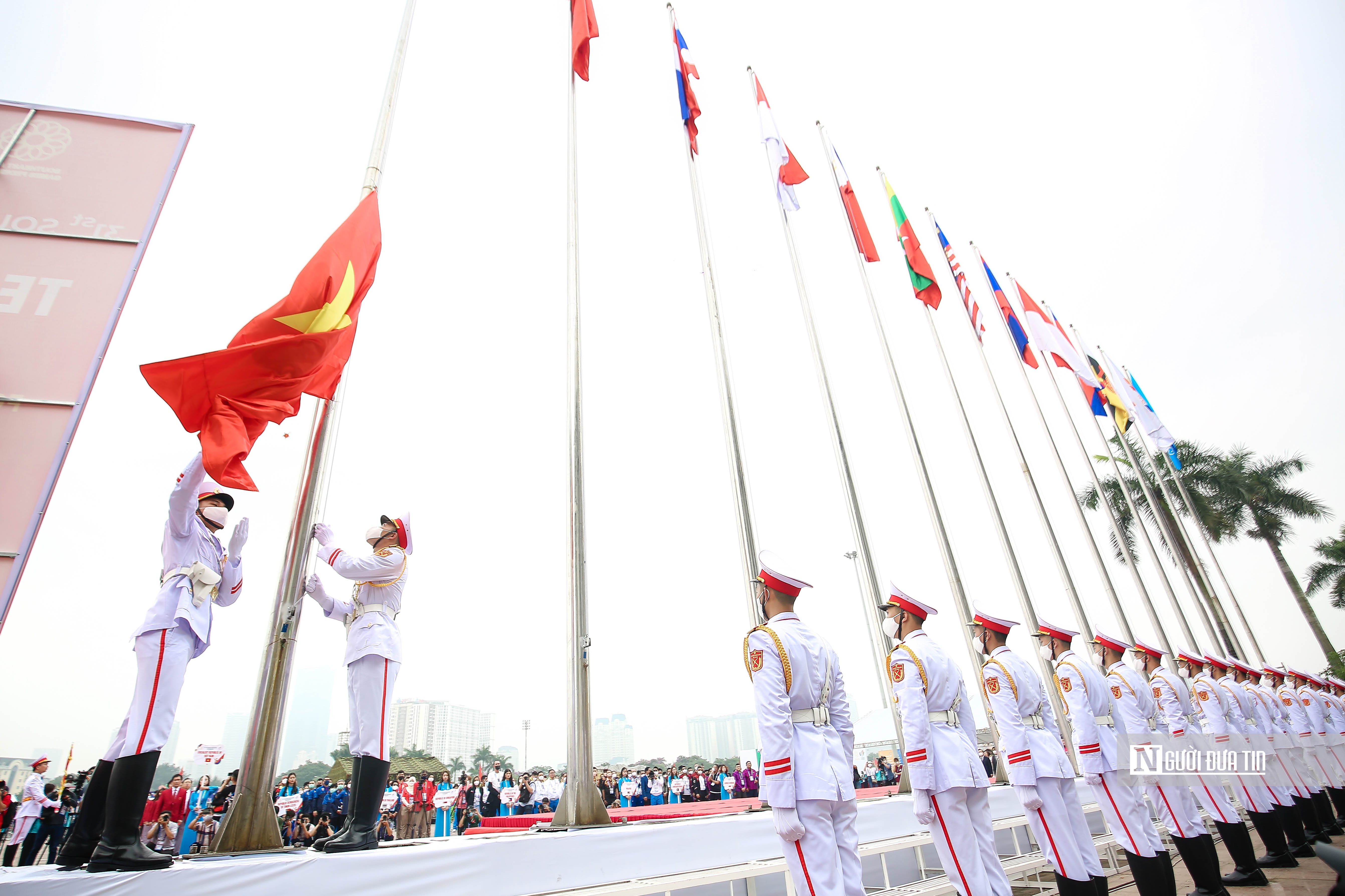 Sự kiện - Trang trọng nghi lễ thượng cờ chào mừng SEA Games 31 (Hình 9).