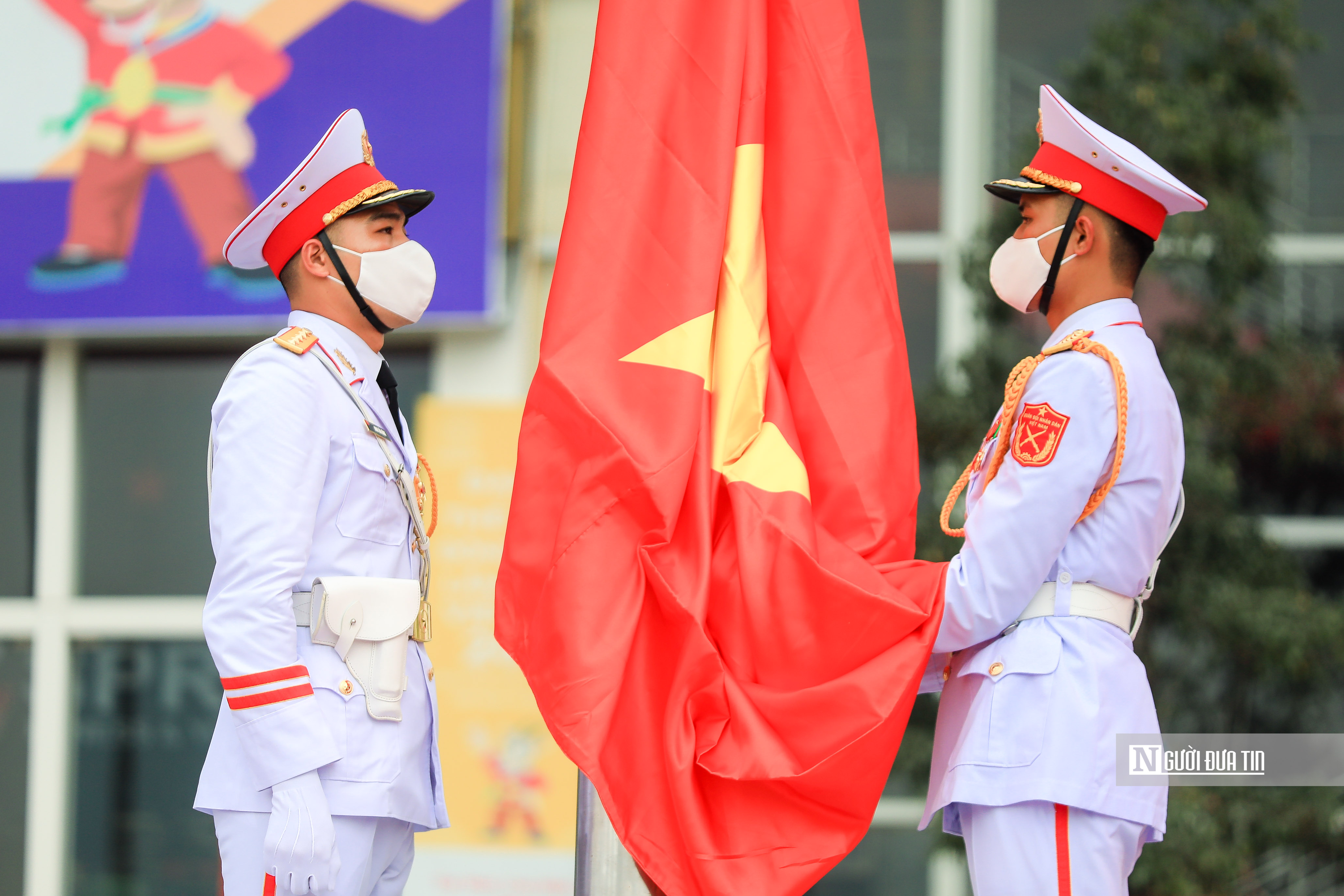 Sự kiện - Trang trọng nghi lễ thượng cờ chào mừng SEA Games 31 (Hình 8).