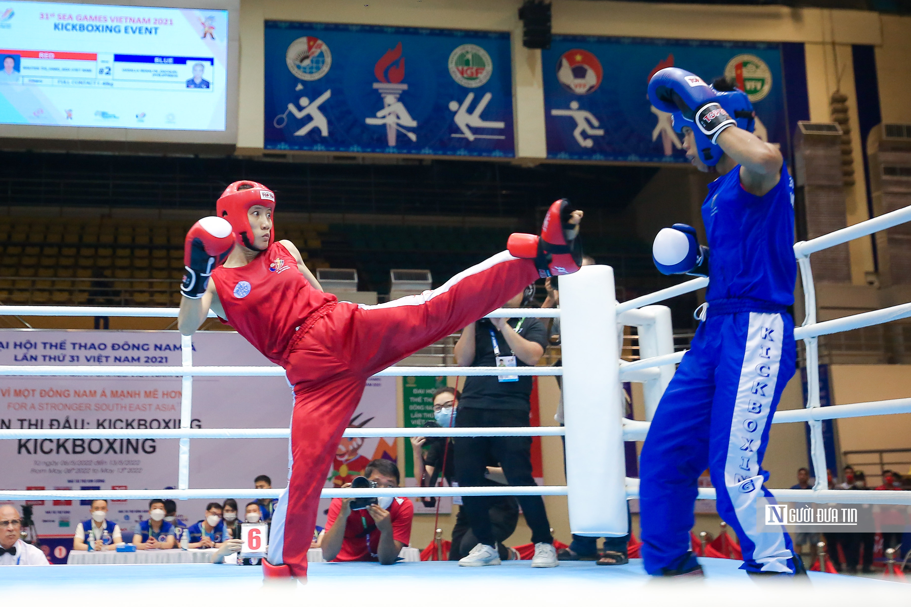 Thể thao - Chùm ảnh: Kickboxing Việt Nam trong ngày nhận “mưa HCV” (Hình 7).