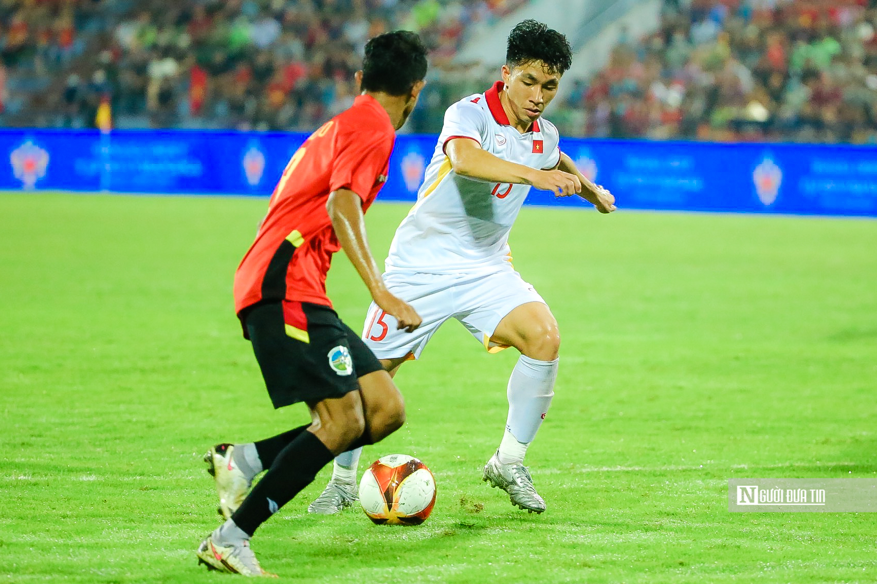 Bóng đá Việt Nam - Thắng Timor Leste, U23 Việt Nam chiếm lấy vị trí nhất bảng A (Hình 3).