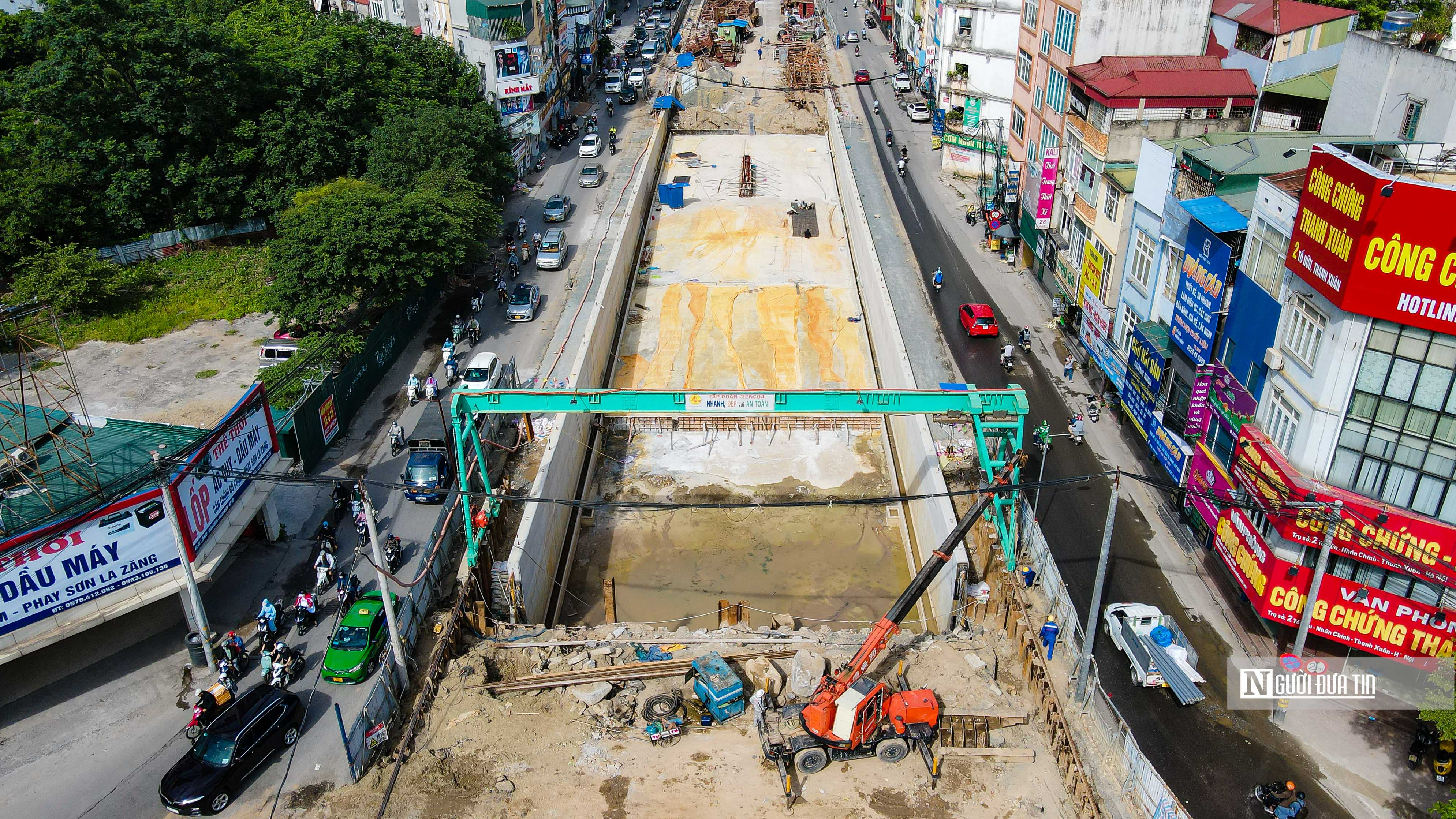 Sự kiện - Hạng mục chính của hầm chui Lê Văn Lương cơ bản được hoàn thành (Hình 4).