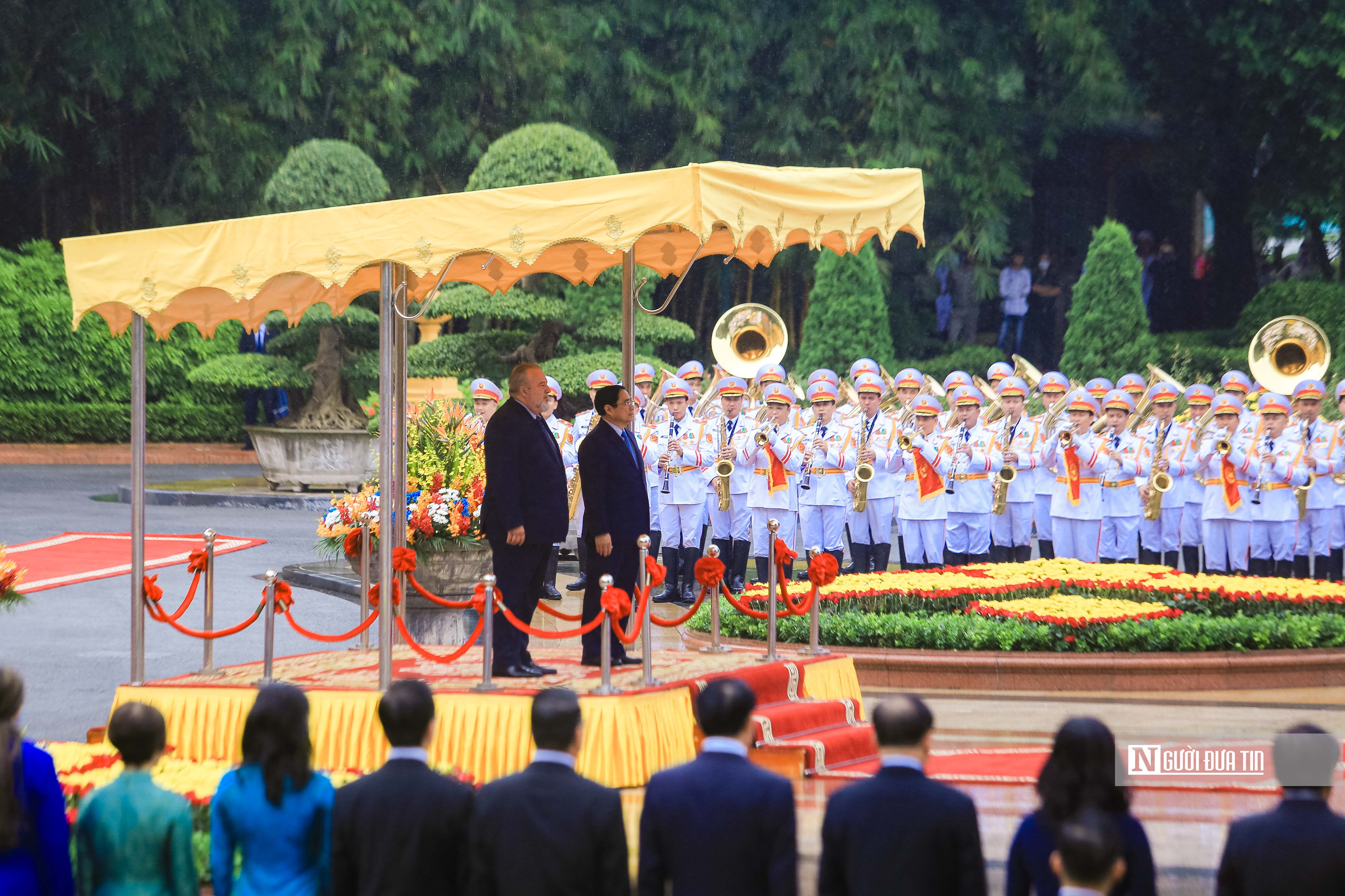 Sự kiện - Thủ tướng Phạm Minh Chính chủ trì Lễ đón Thủ tướng nước Cộng hòa Cuba (Hình 3).