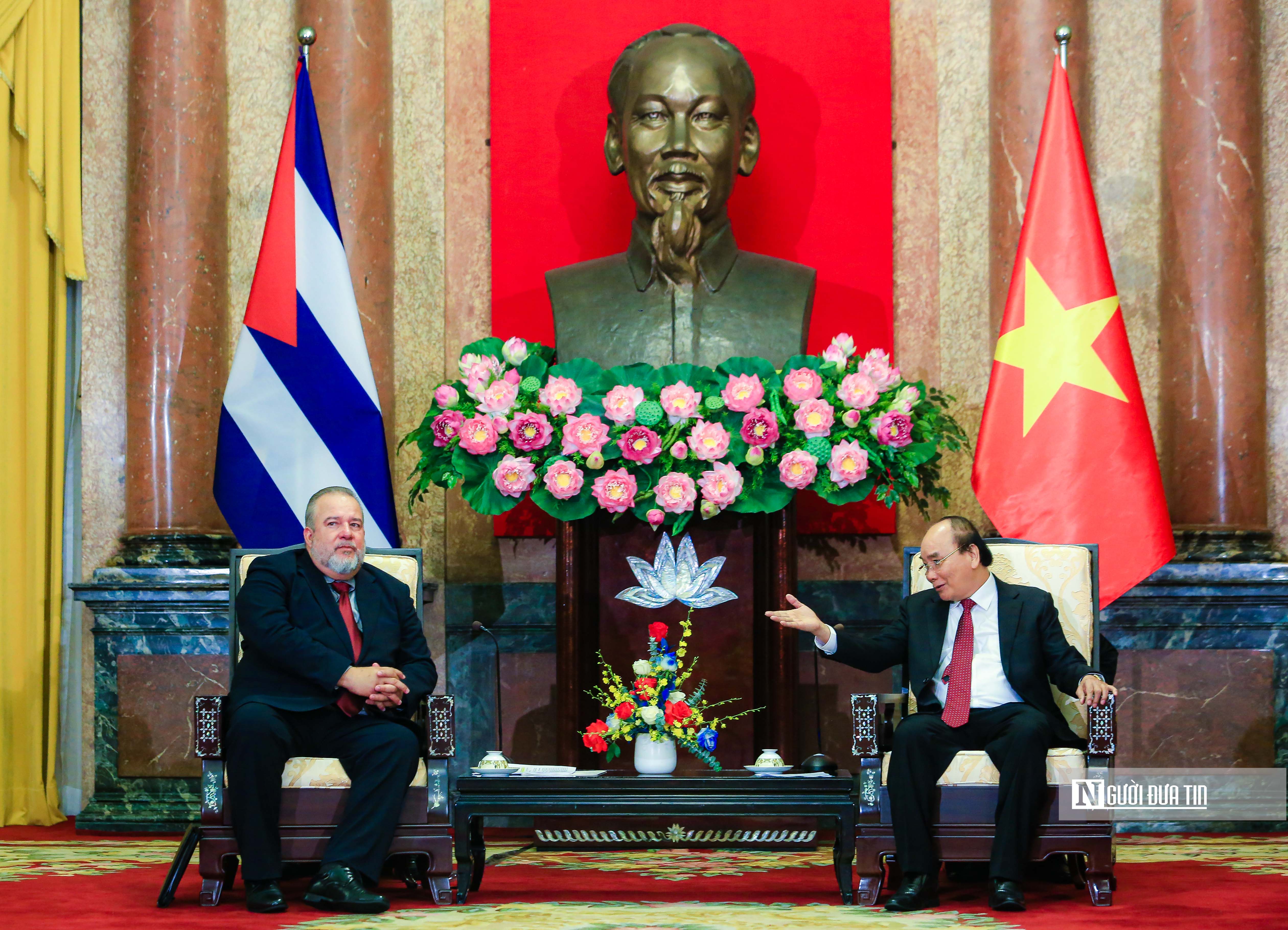 Tiêu điểm - Chủ tịch nước Nguyễn Xuân Phúc hội kiến Thủ tướng nước Cộng hòa Cuba  (Hình 6).