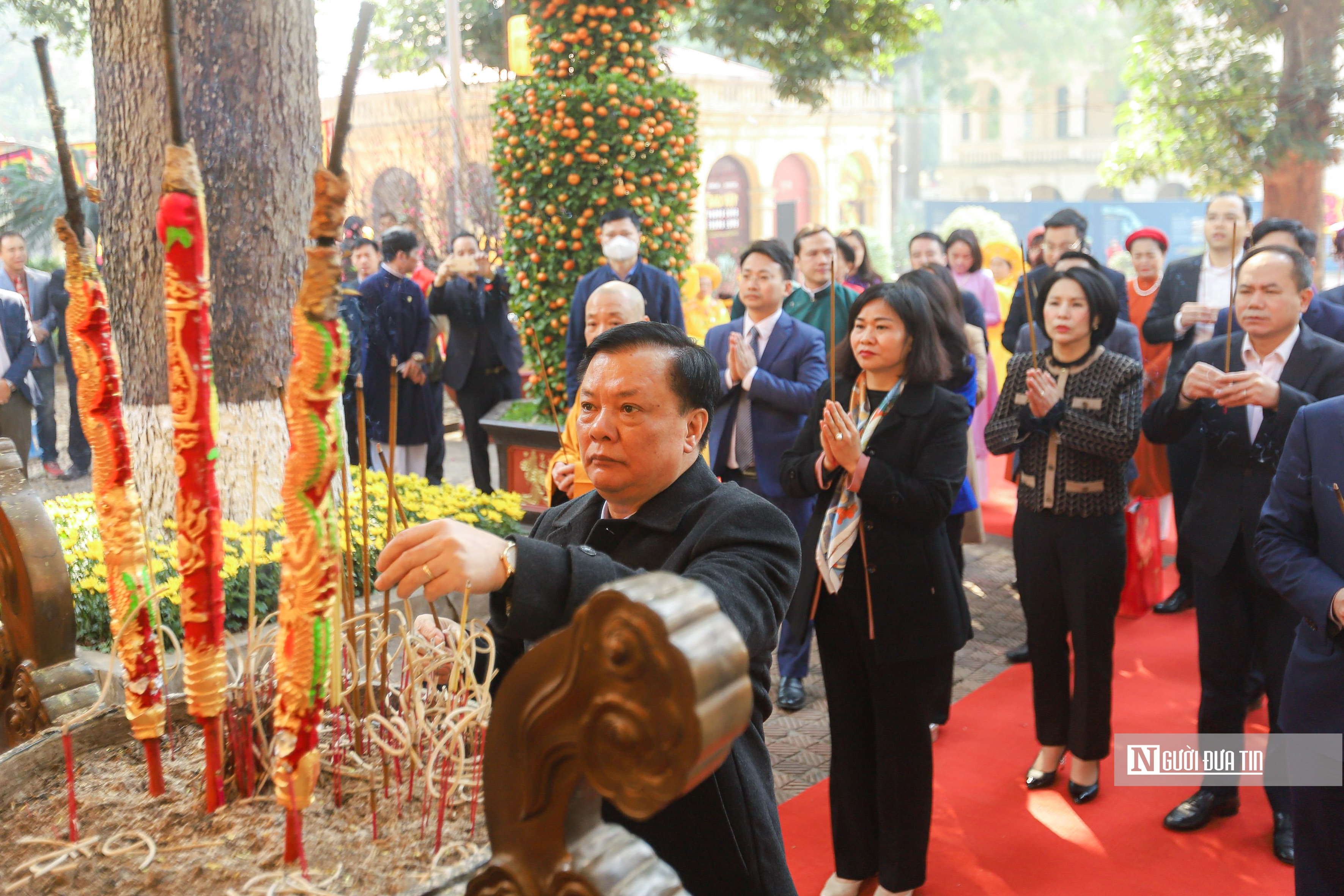 Sự kiện - Bí thư Hà Nội dâng hương khai Xuân tại Hoàng thành Thăng Long (Hình 6).