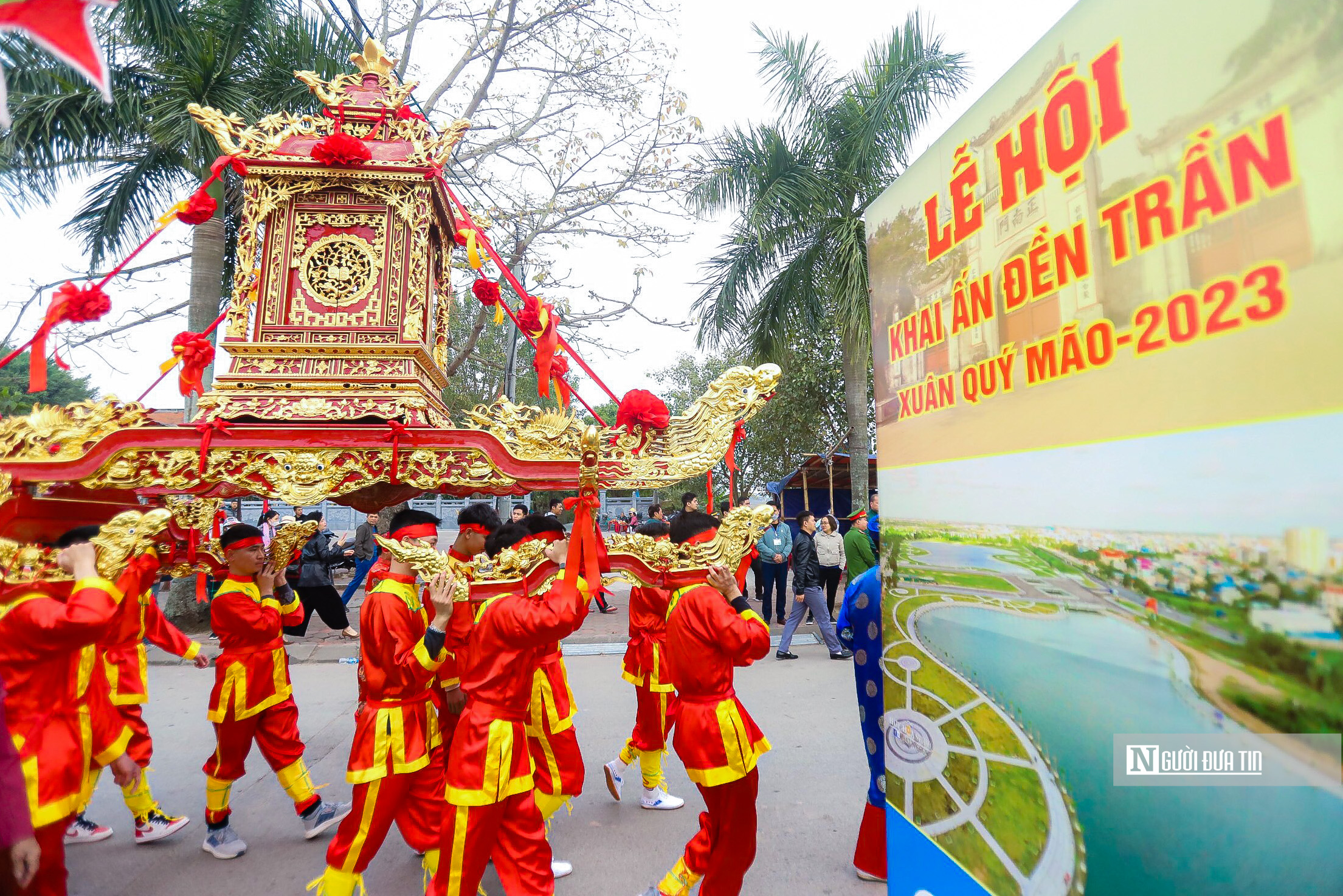 Văn hoá - Cận cảnh nghi thức mở đầu cho Lễ hội Khai ấn Đền Trần 2023 (Hình 2).