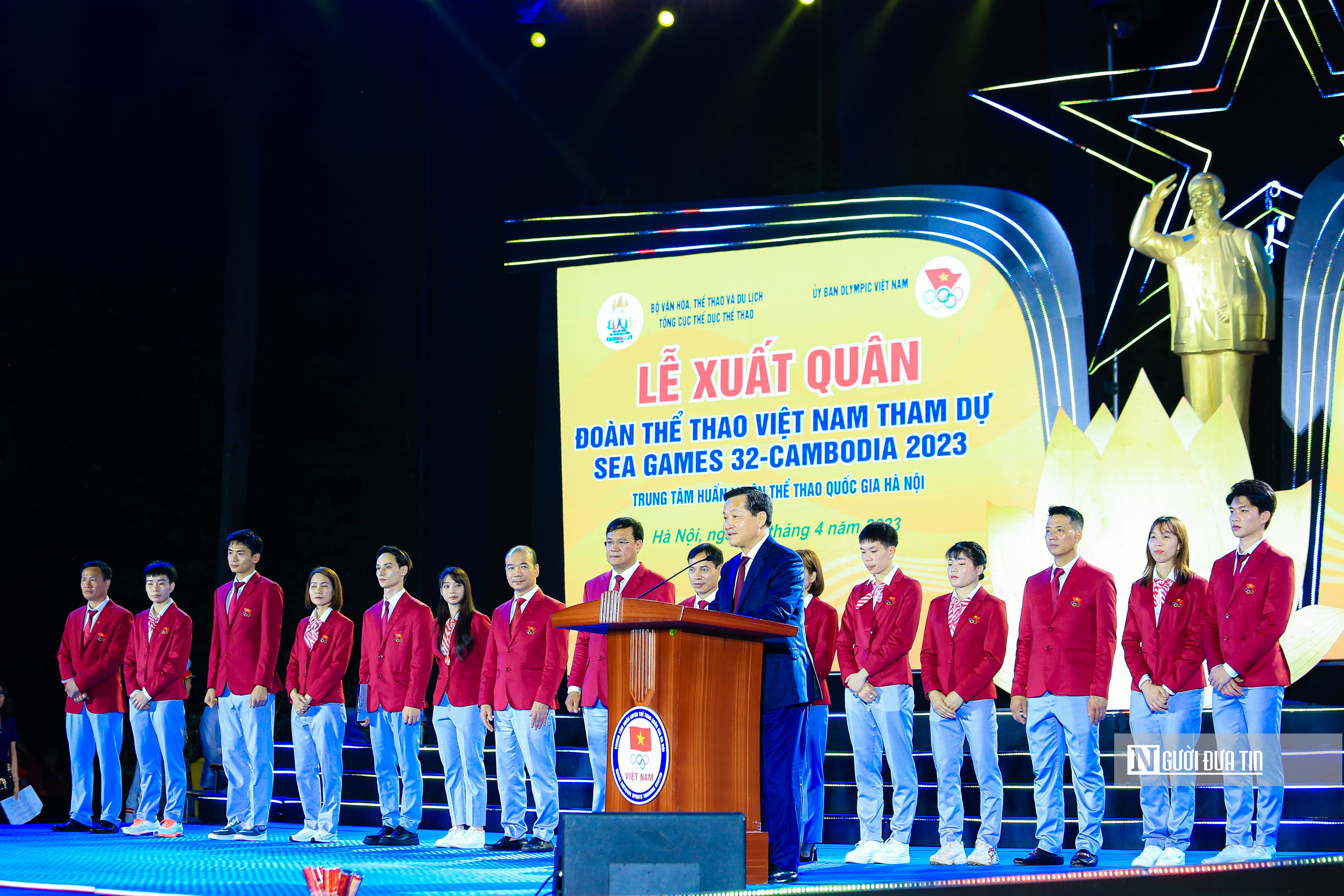 Thể thao - Hình ảnh ấn tượng tại Lễ xuất quân tham dự SEA Games 32 (Hình 7).