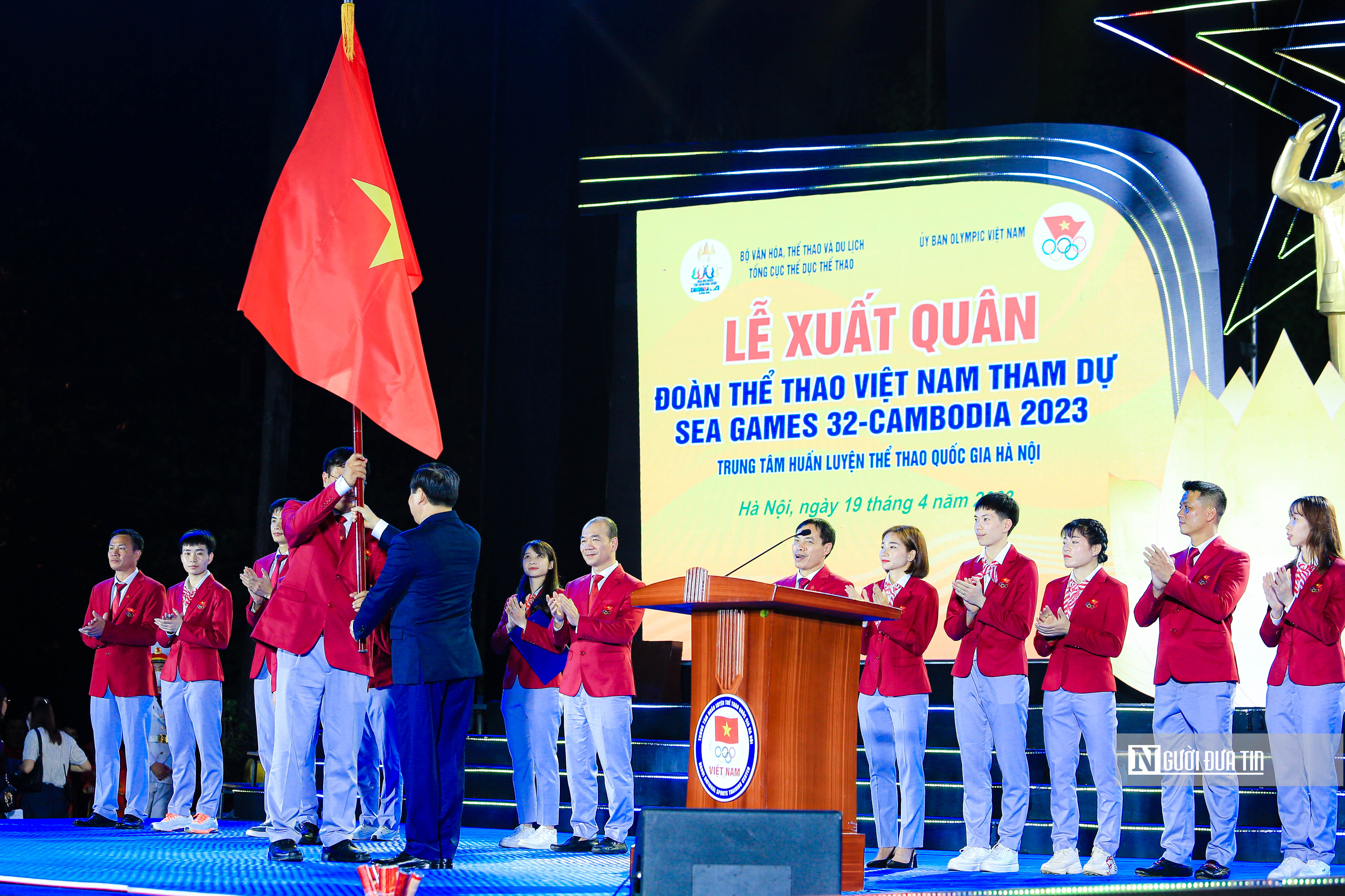 Thể thao - Hình ảnh ấn tượng tại Lễ xuất quân tham dự SEA Games 32 (Hình 14).