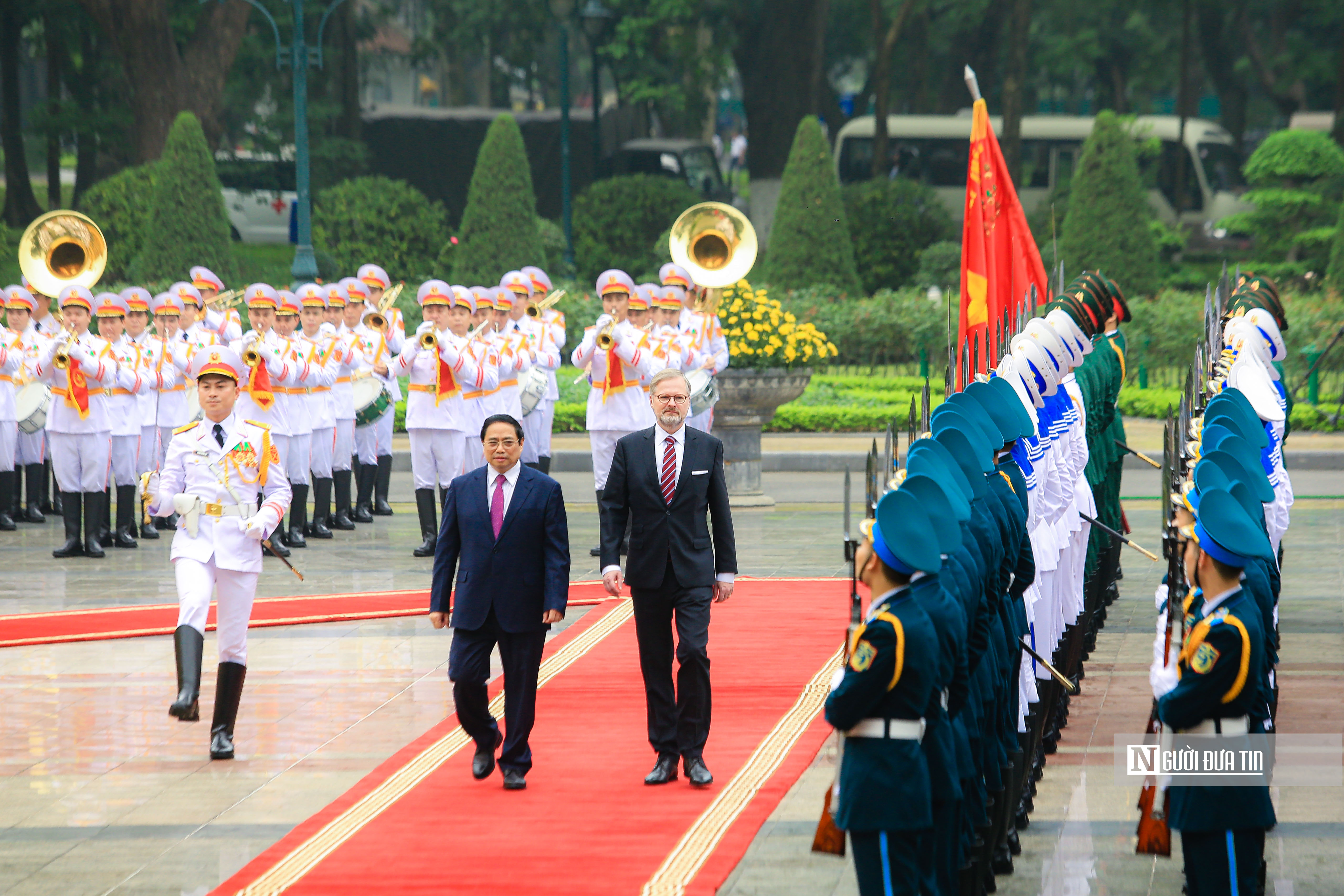 Tiêu điểm - Thủ tướng Phạm Minh Chính chủ trì Lễ đón Thủ tướng Cộng hòa Séc  (Hình 6).